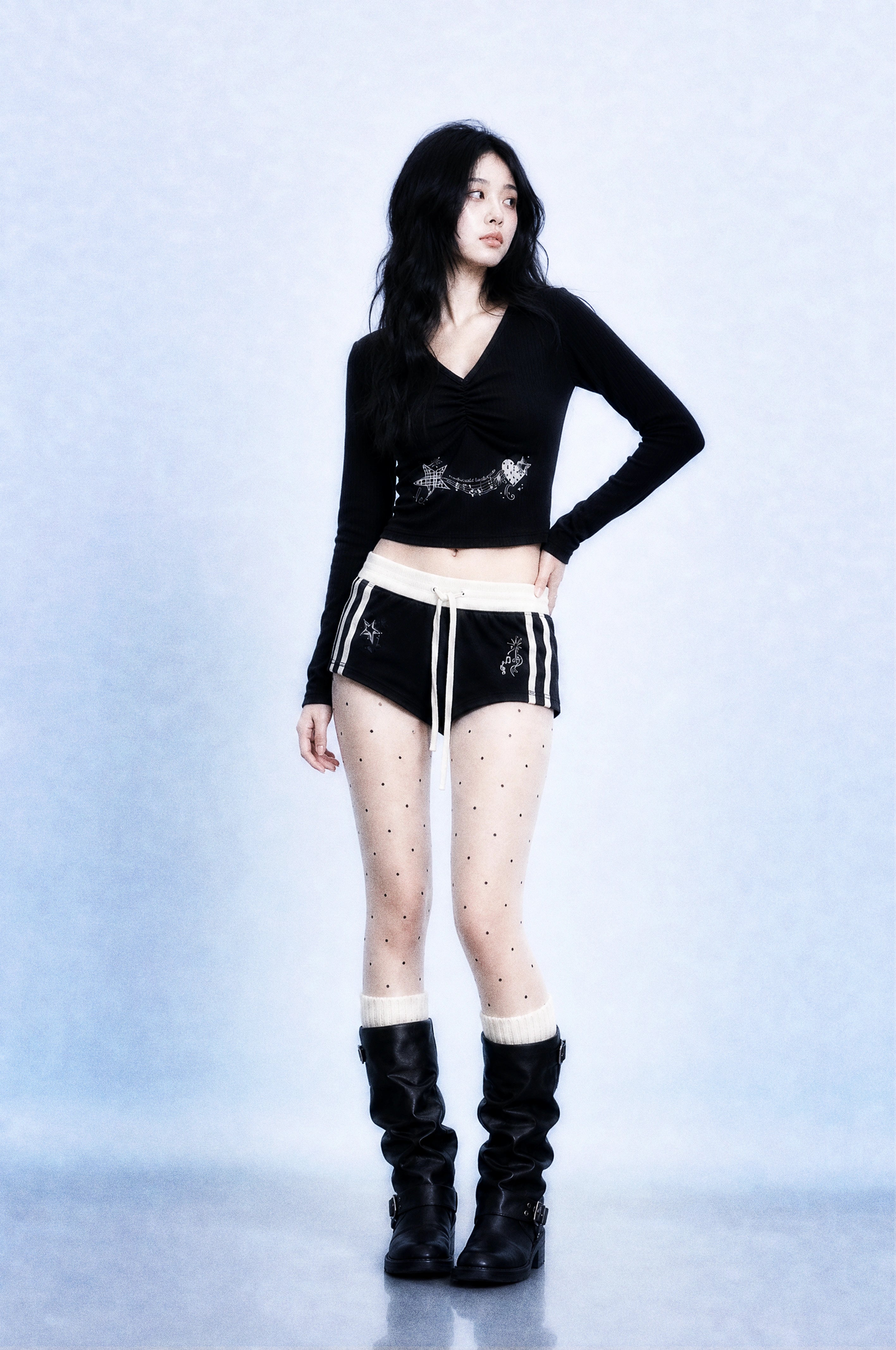 PROMISES CROPPED LONGSLEEVES