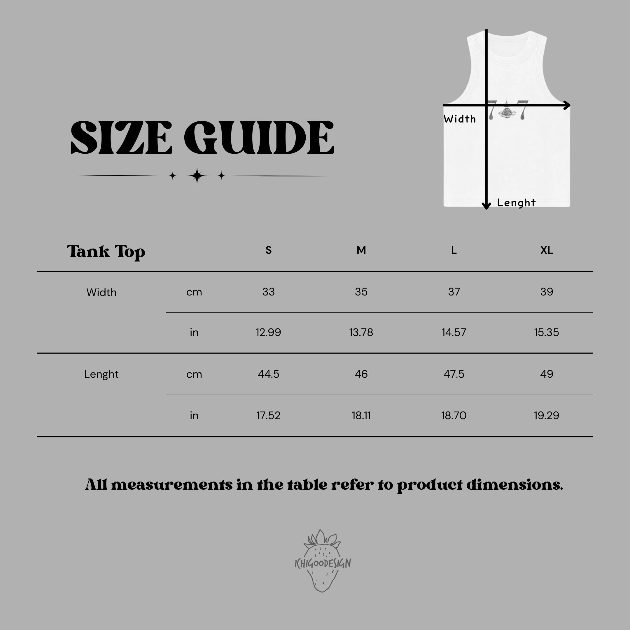 707 ORB TANK TOP - ICHIGOODESIGN