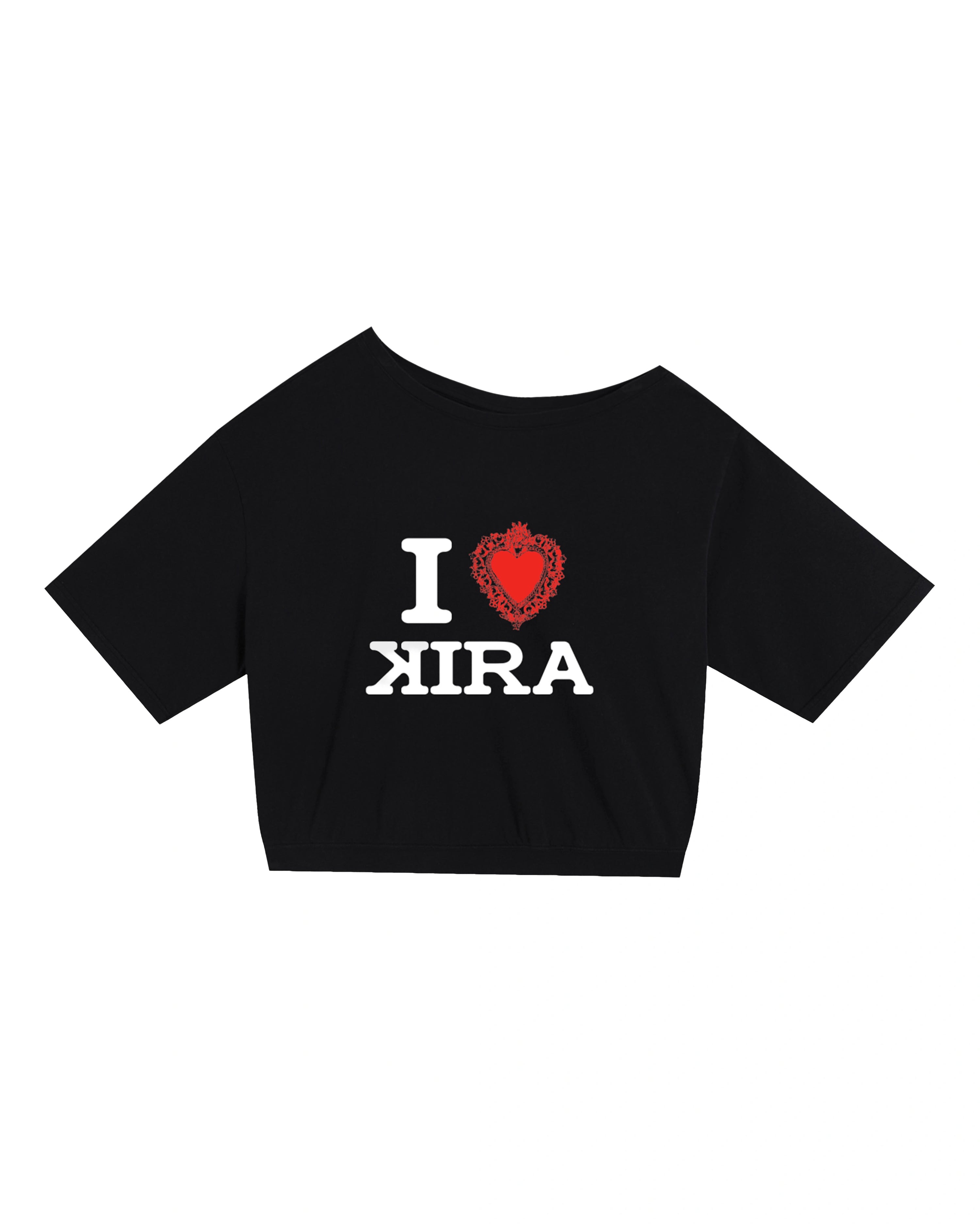 ILOVEKIRA ASYMMETRIC TEE