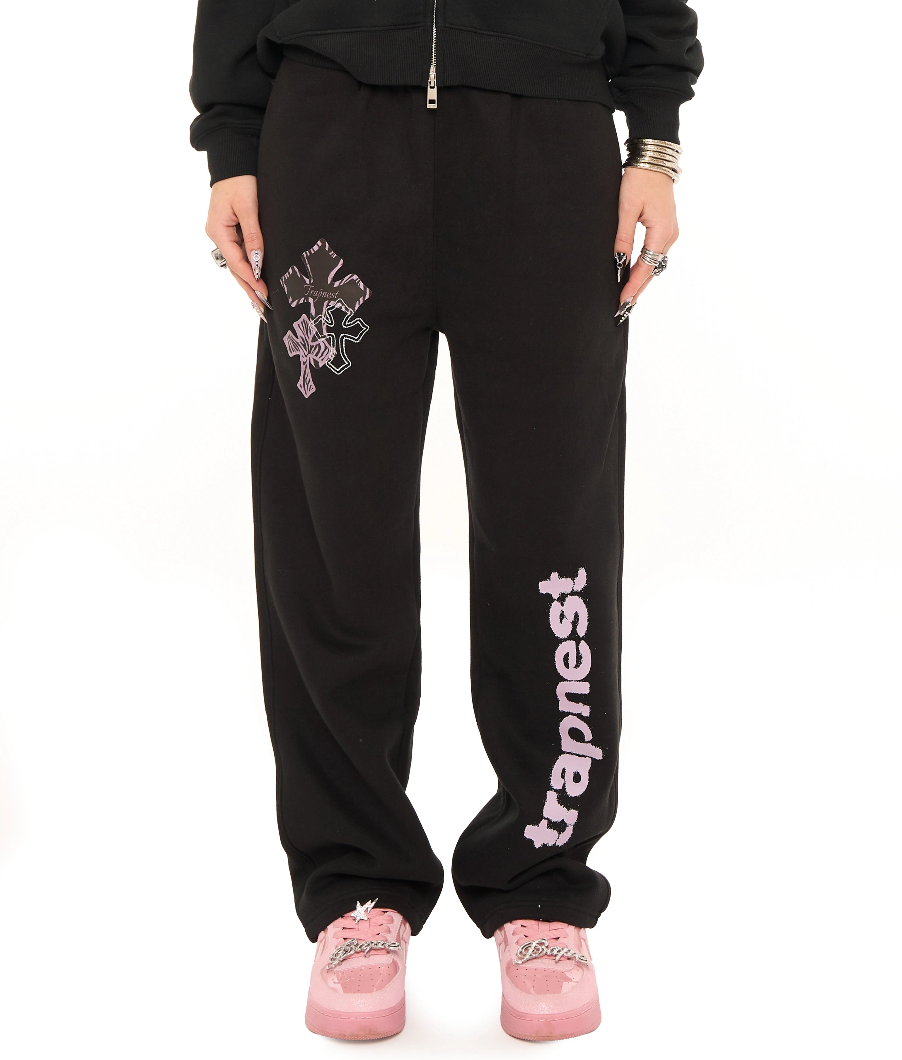 LAVENDER BUTTERFLIES SWEATPANTS