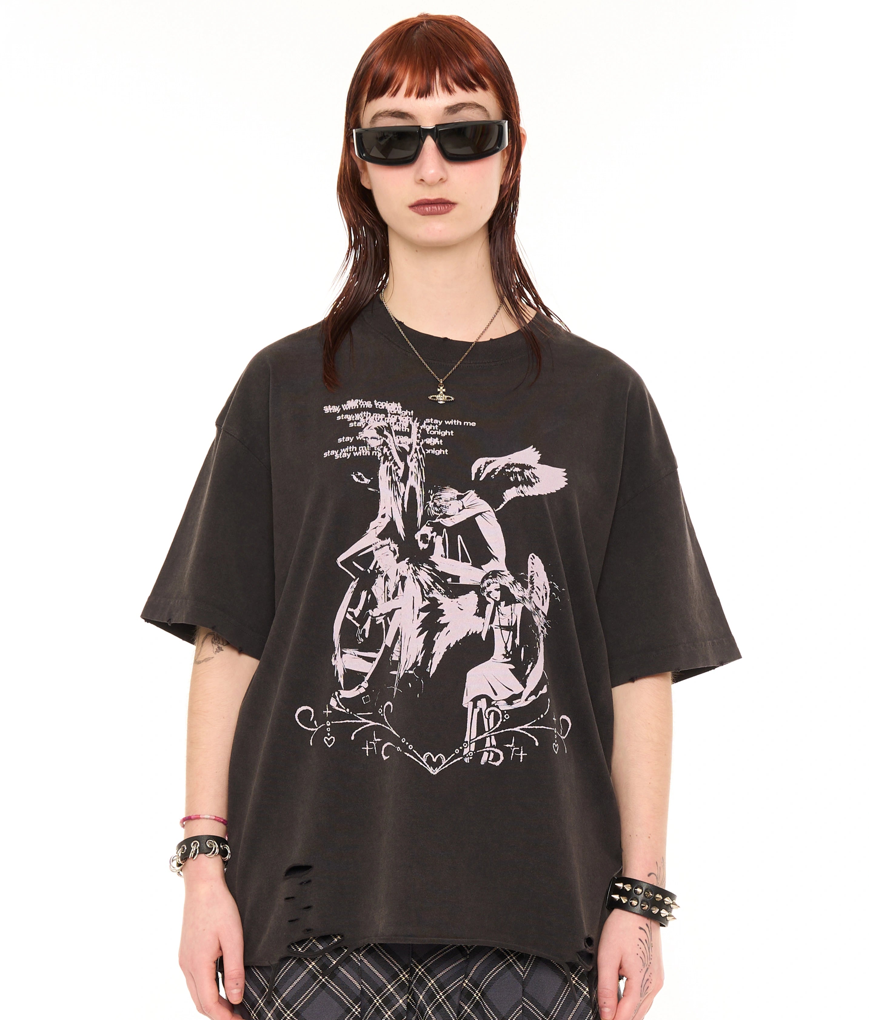 LAVENDER BUTTERFLIES TEE