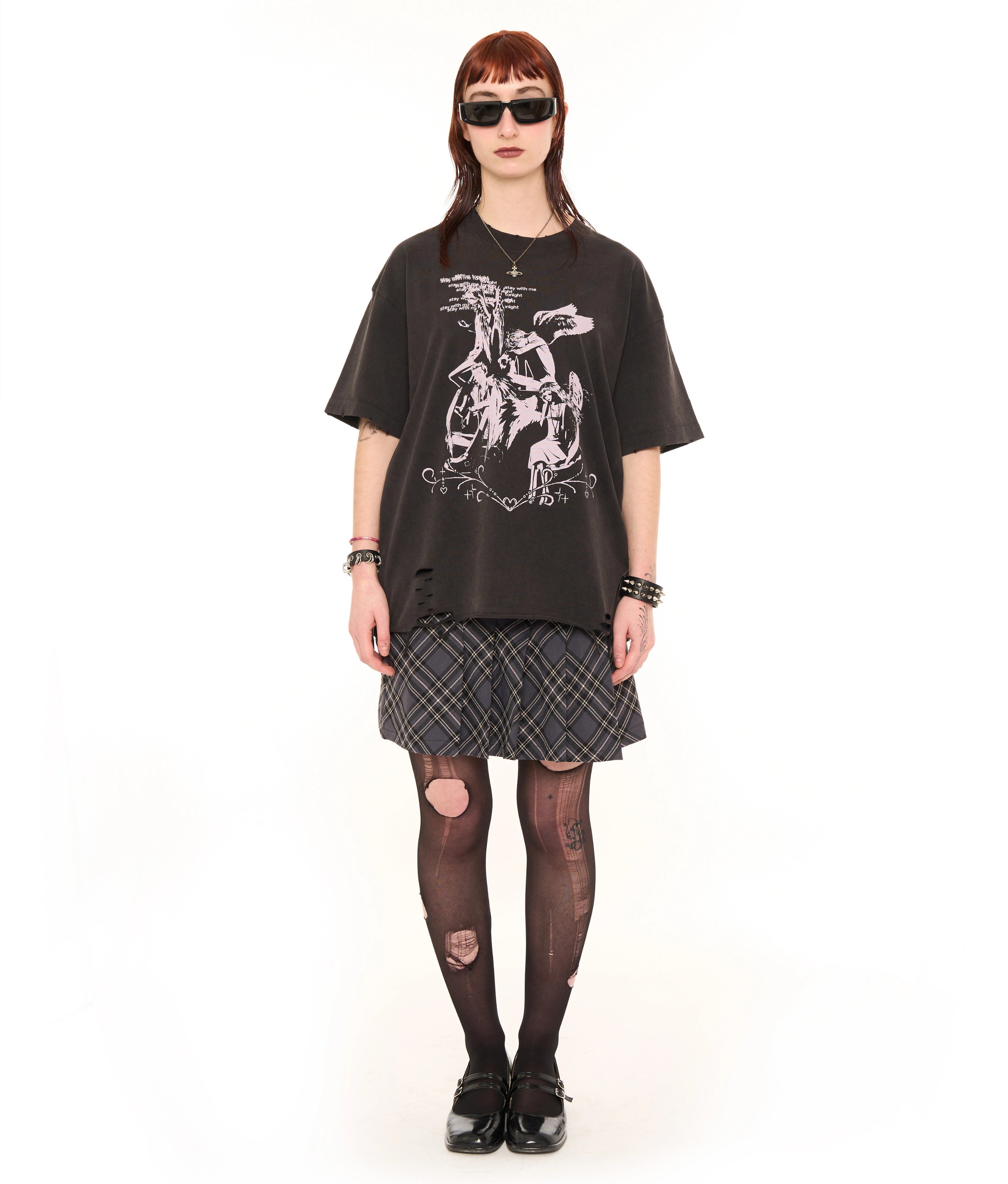 LAVENDER BUTTERFLIES TEE