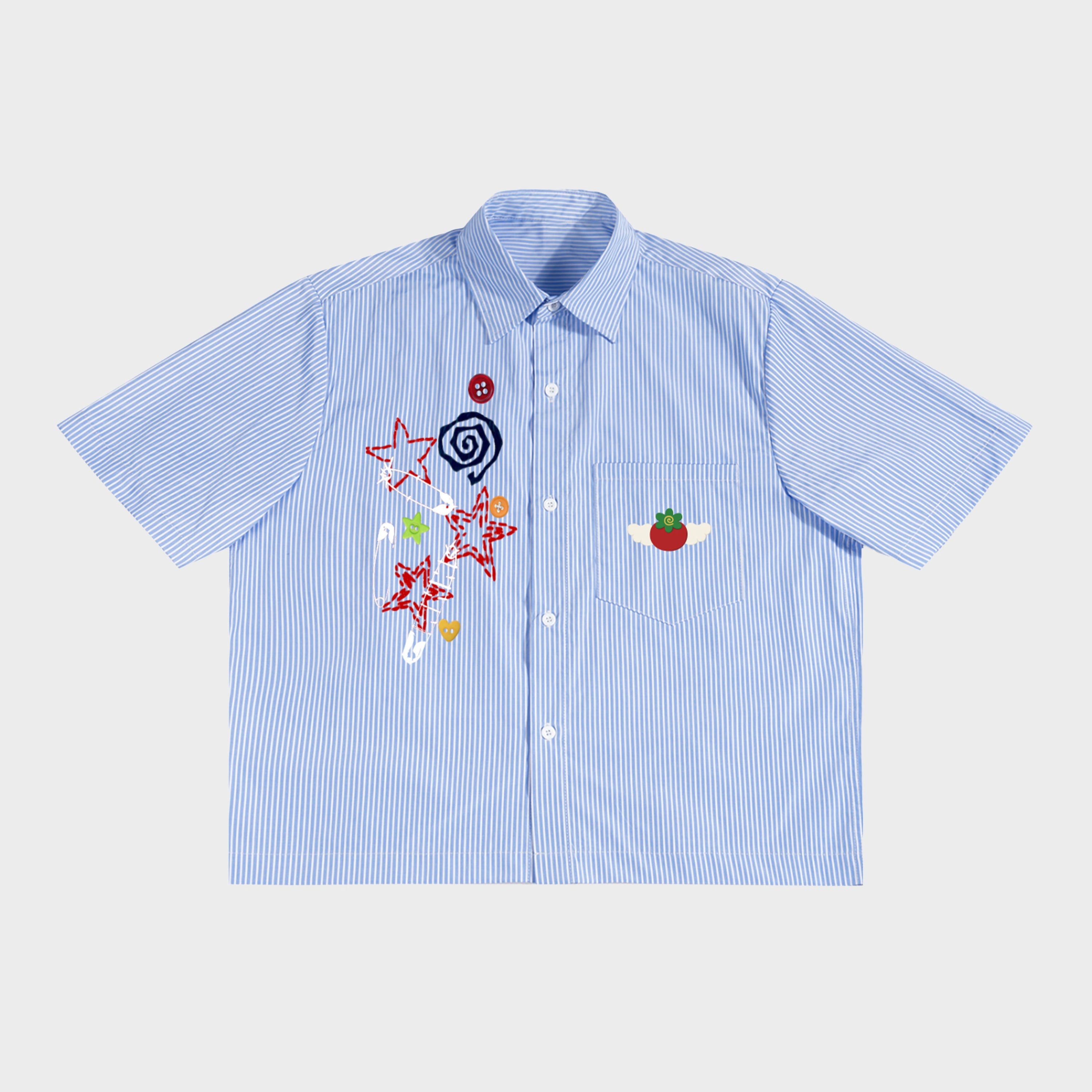 HAPPY PATCHWORK SHIRT