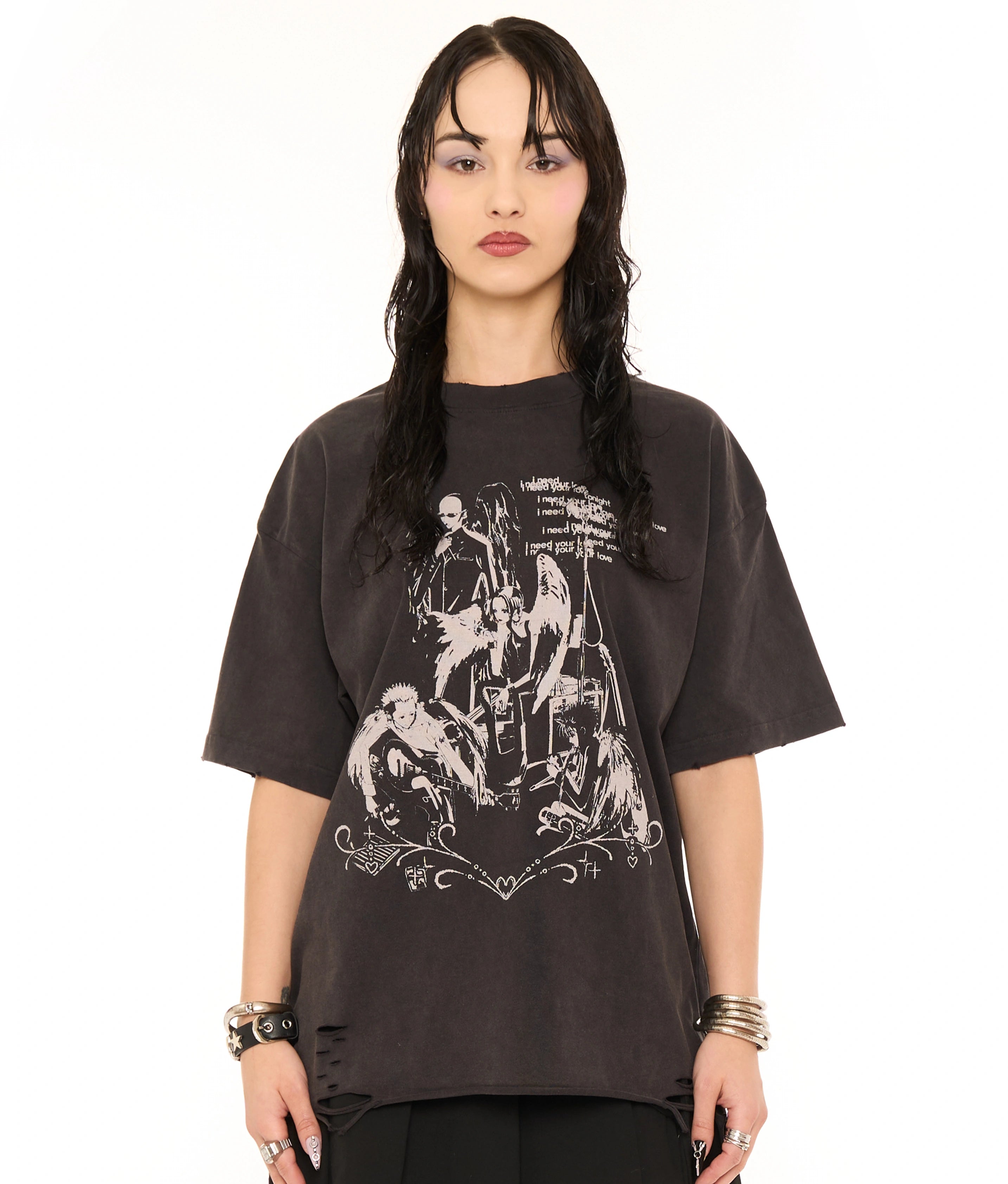 WHITE ROSES TEE