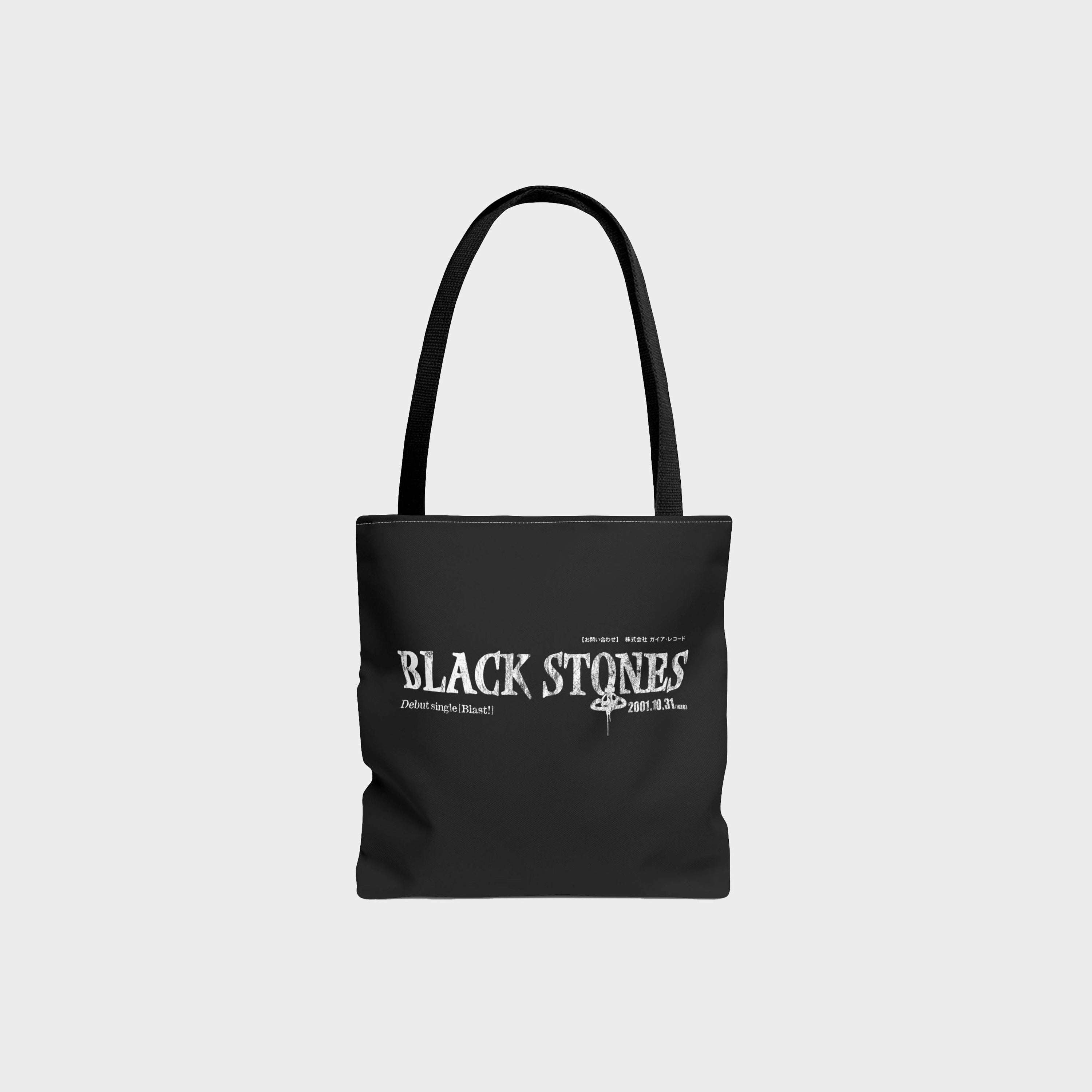 BLACK STONES TOTE BAG - ICHIGOODESIGN