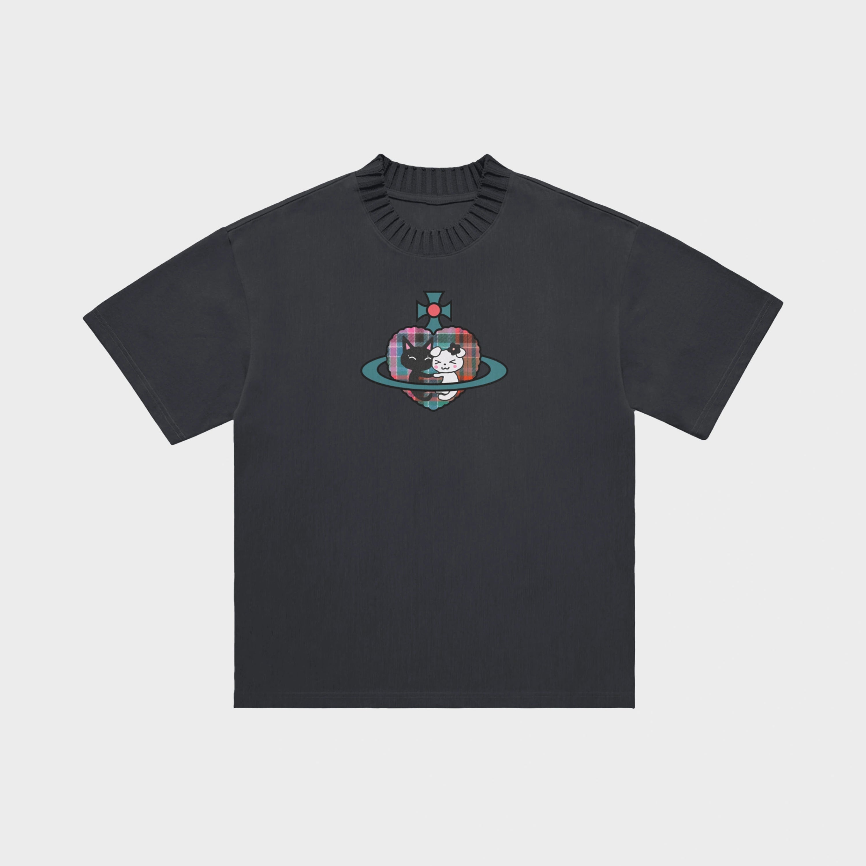 FAITH KNITTED ROUND NECK TEE - ICHIGOODESIGN