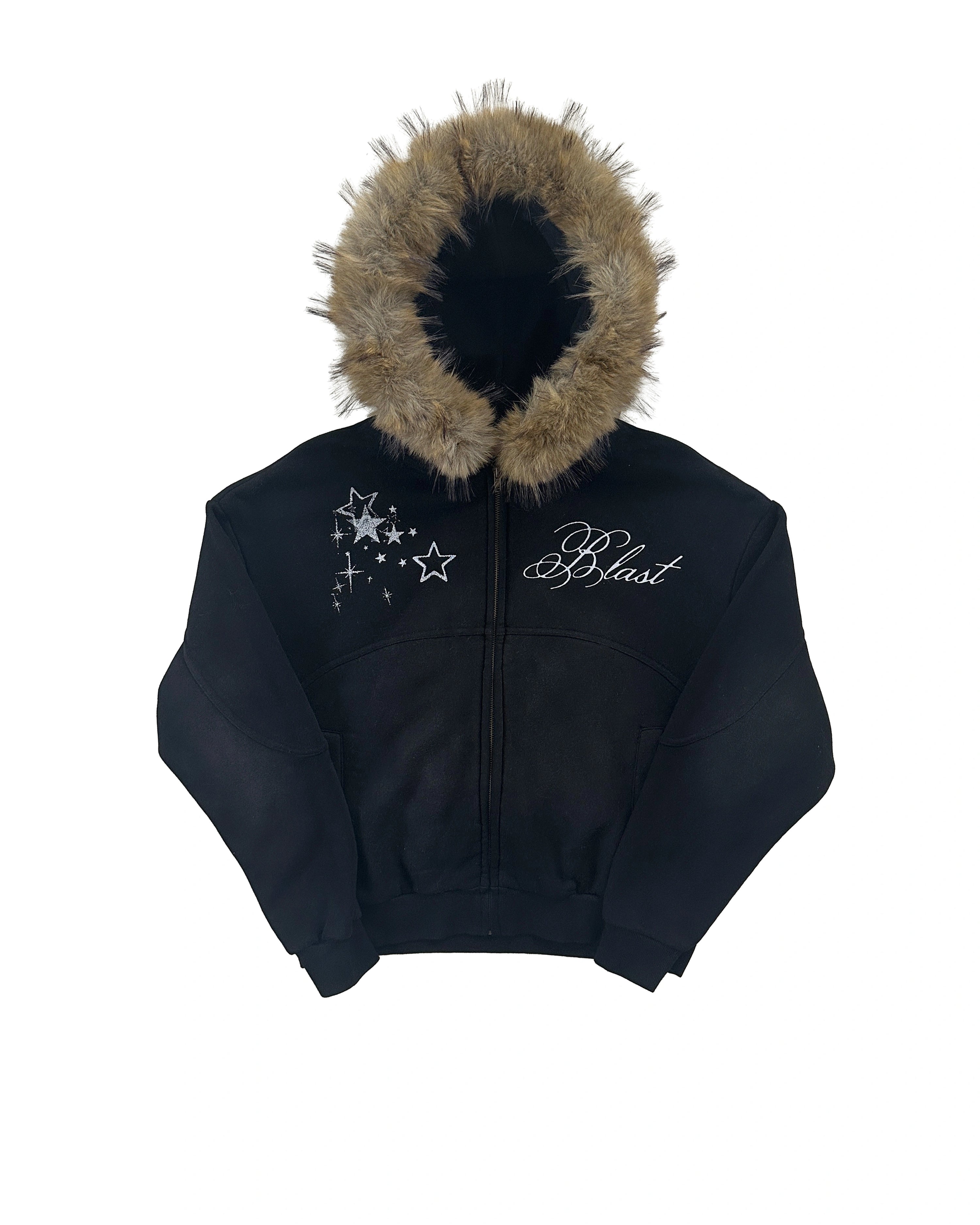 FEEL THE BLAST! FUR HOODIE