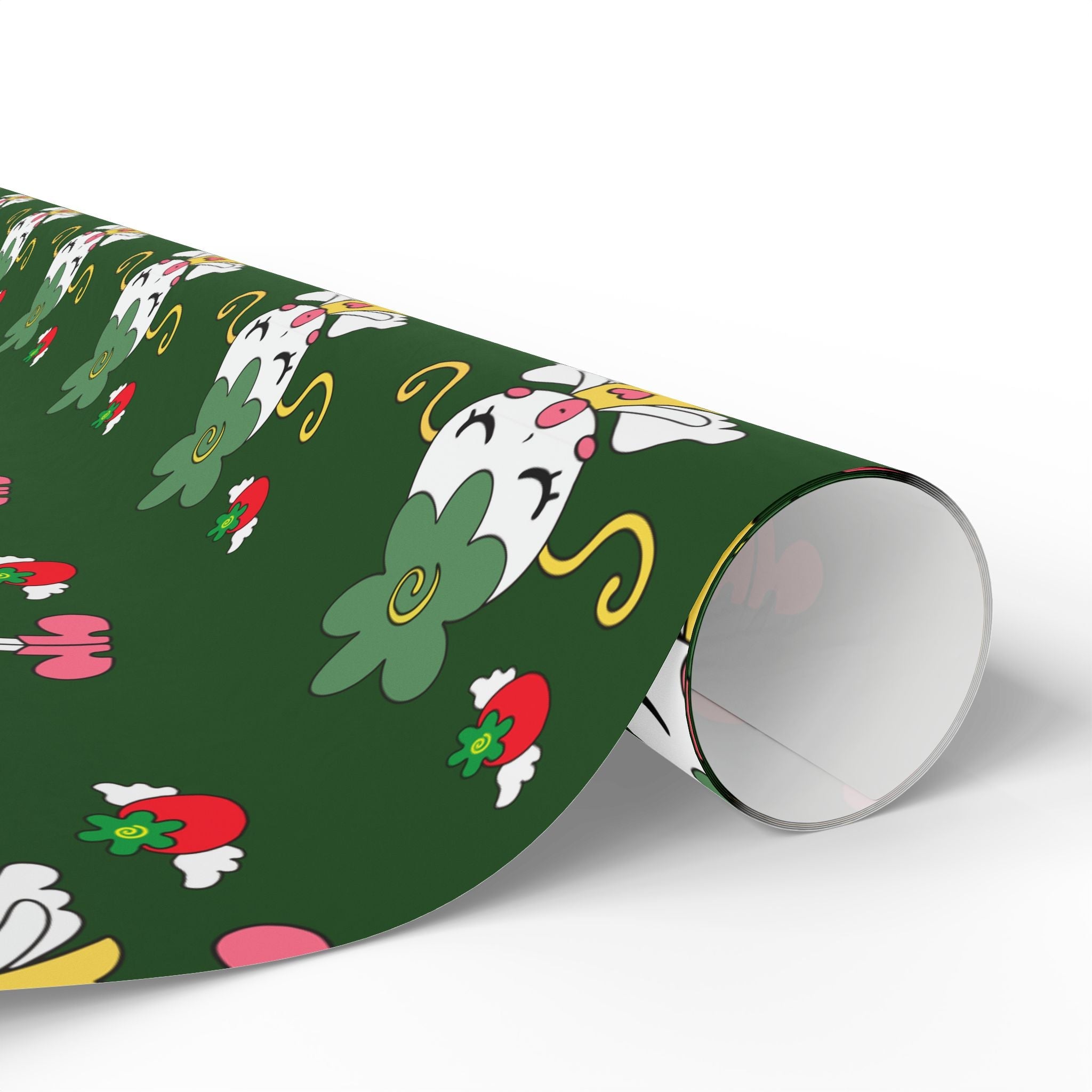 HAPPY BERRY PARADISE KISS WRAPPING PAPER - ICHIGOODESIGN