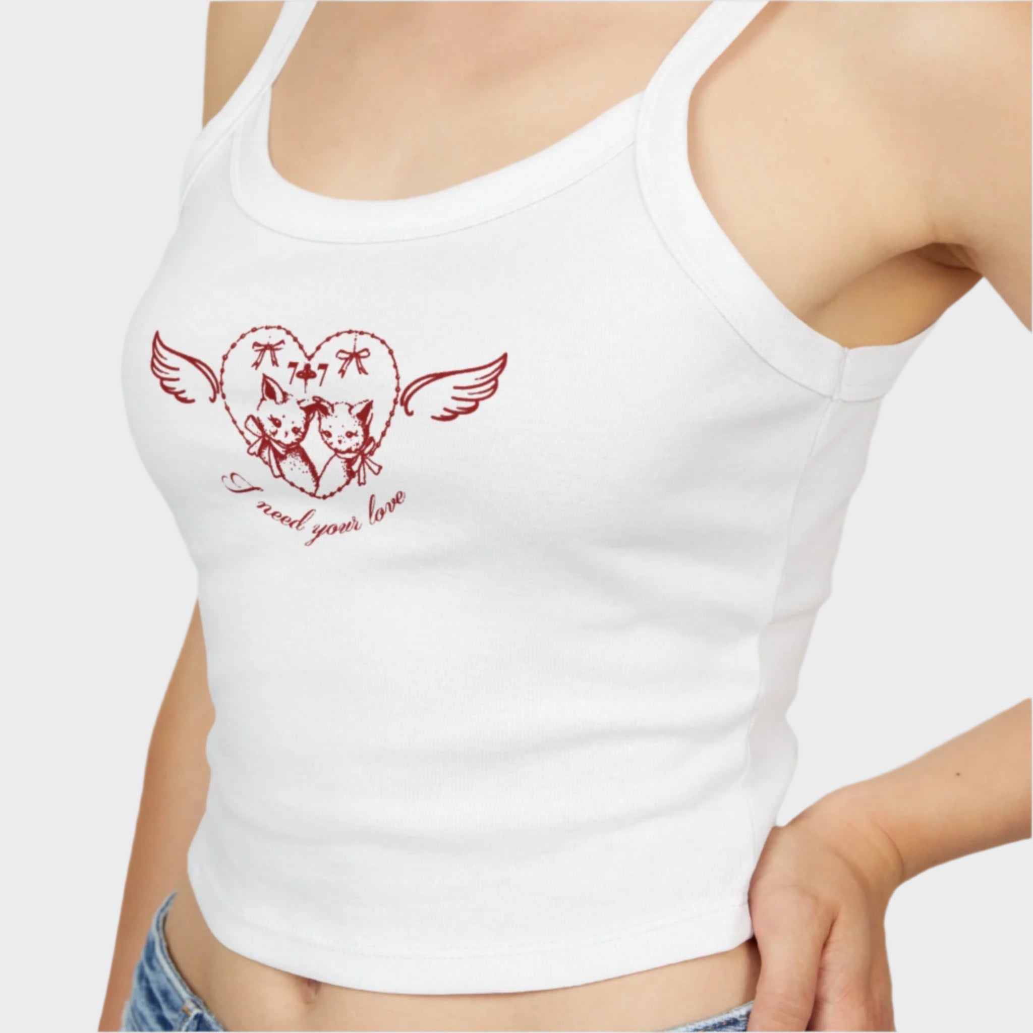 I NEED YOUR LOVE... TANK TOP - ICHIGOODESIGN