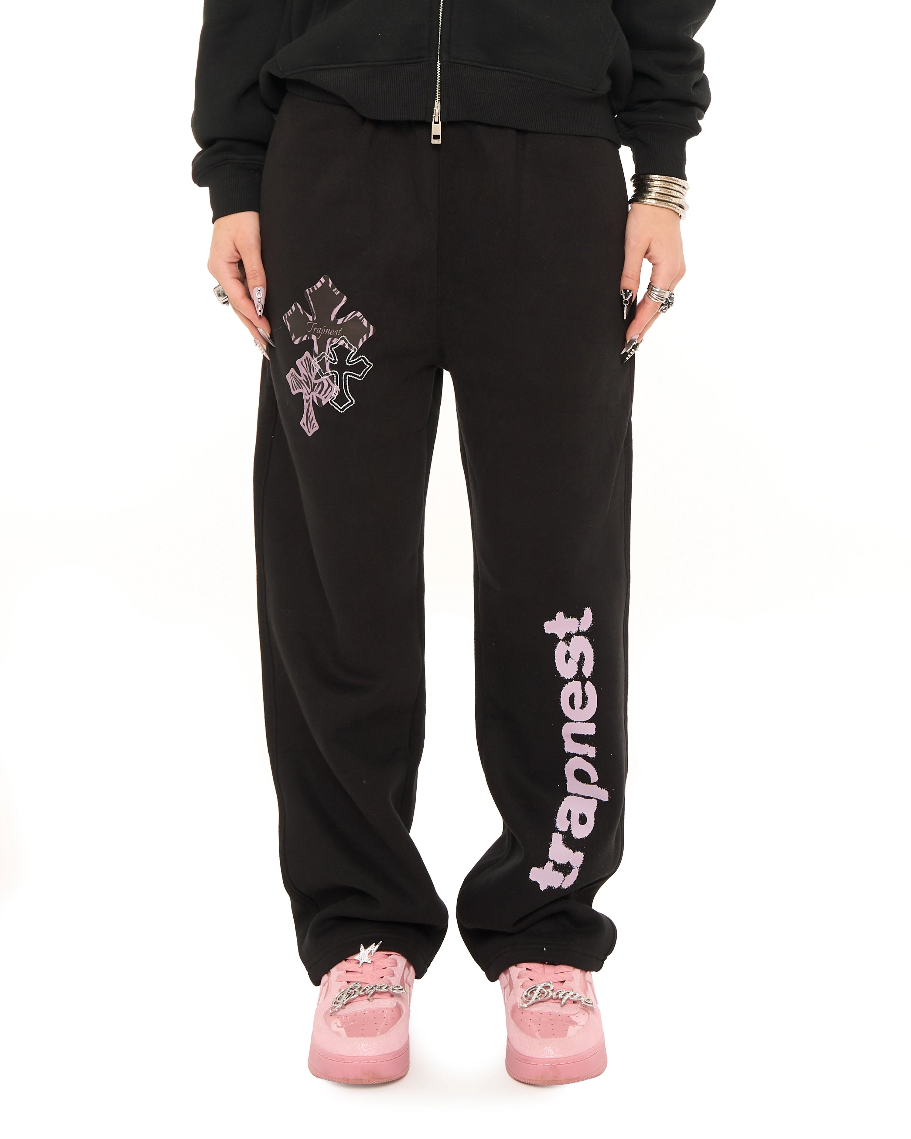 LAVENDER BUTTERFLIES SWEATPANTS