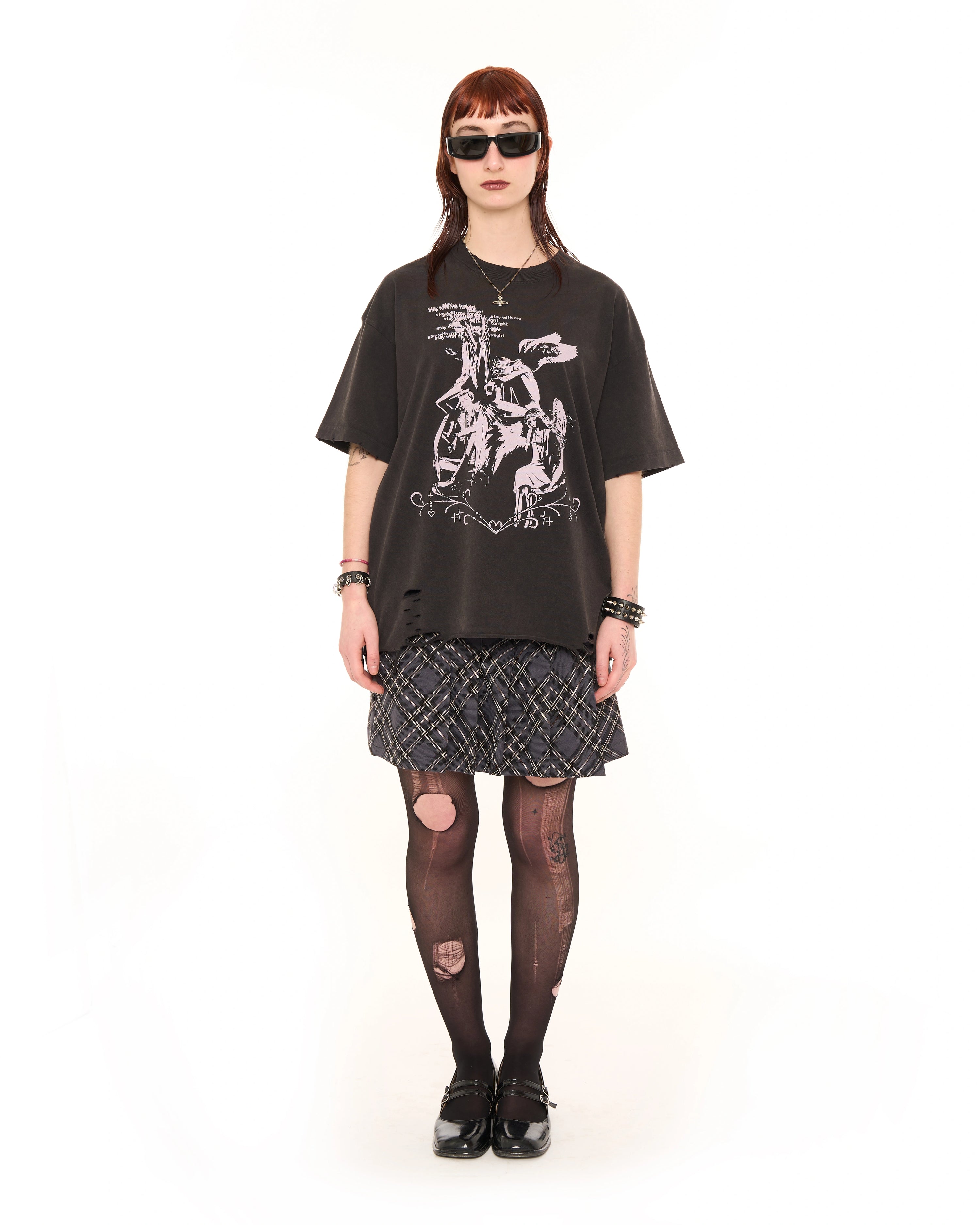 LAVENDER BUTTERFLIES TEE