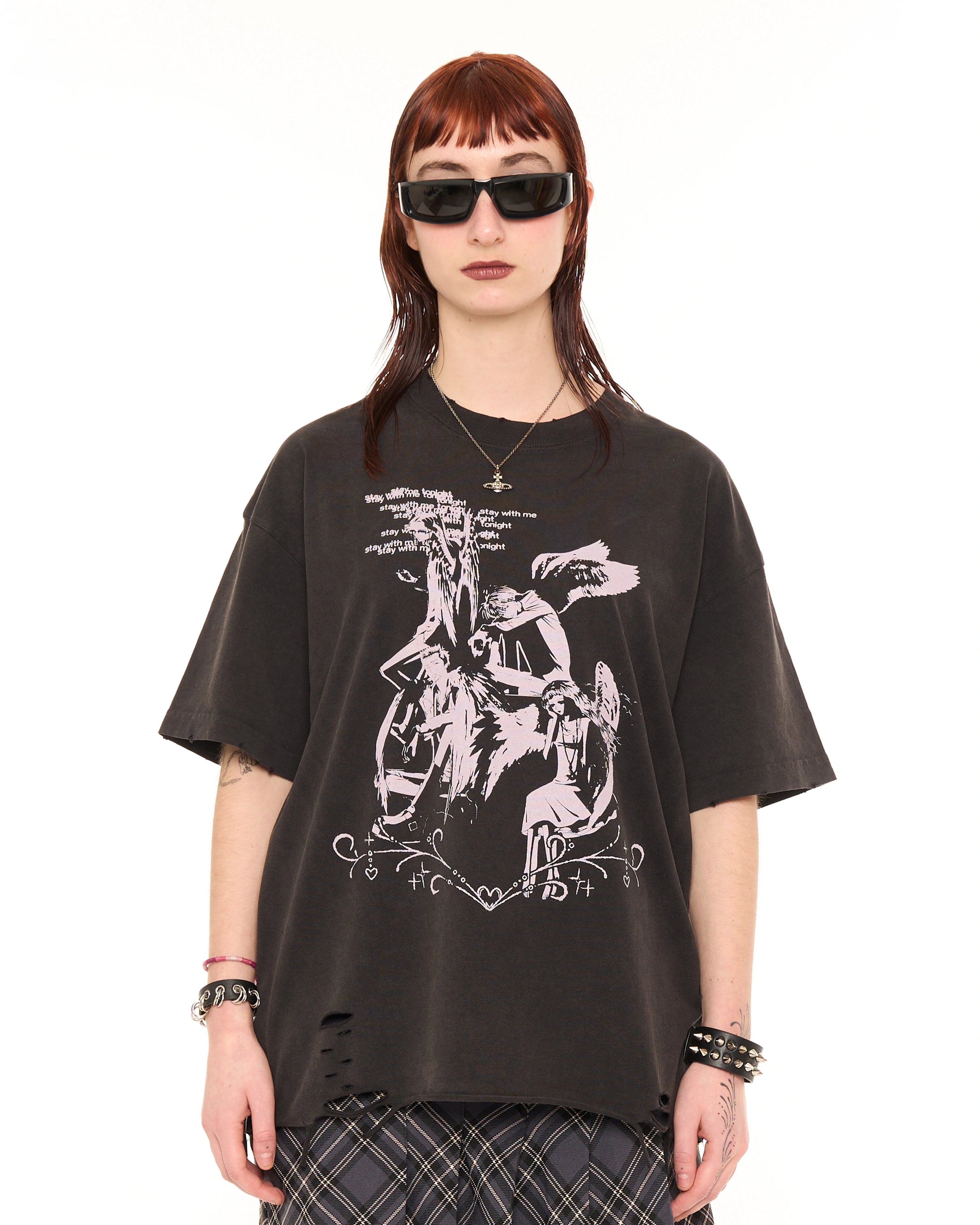 LAVENDER BUTTERFLIES TEE