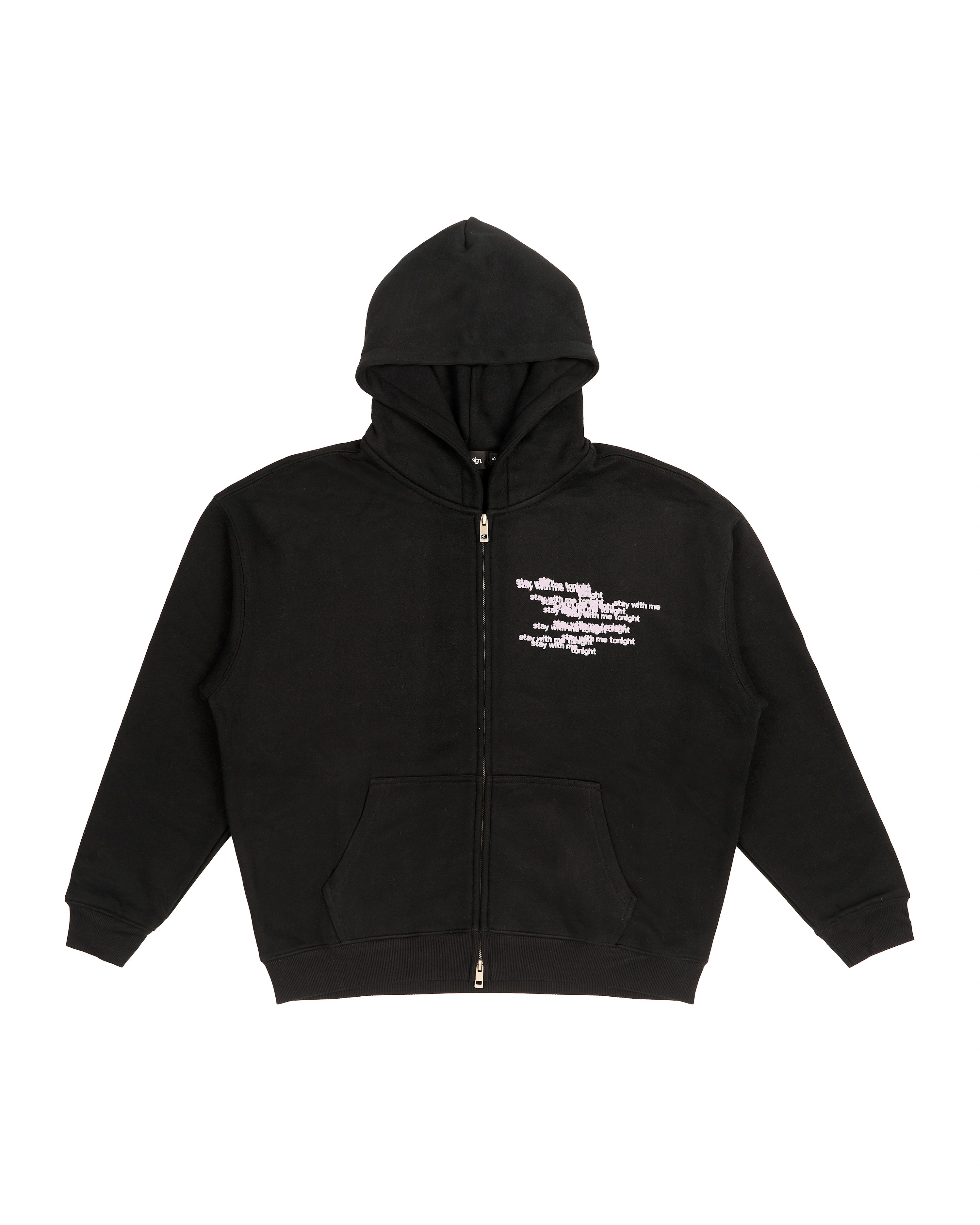 LAVENDER BUTTERFLIES ZIP UP HOODIE