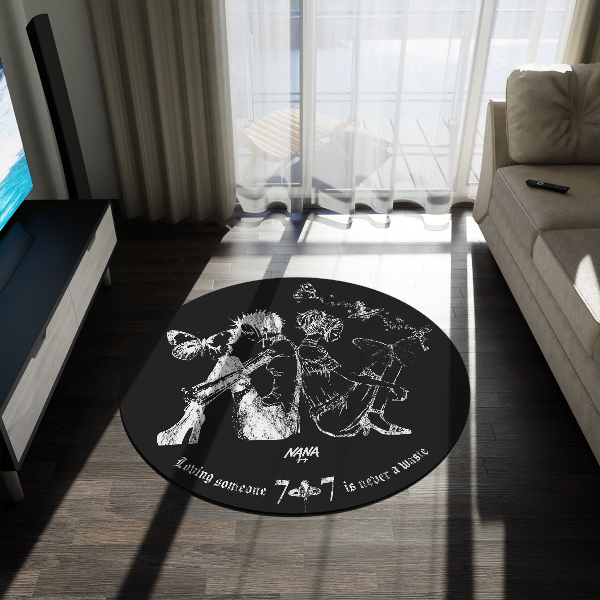 LOVING SOMEONE... ROUND RUG - ICHIGOODESIGN