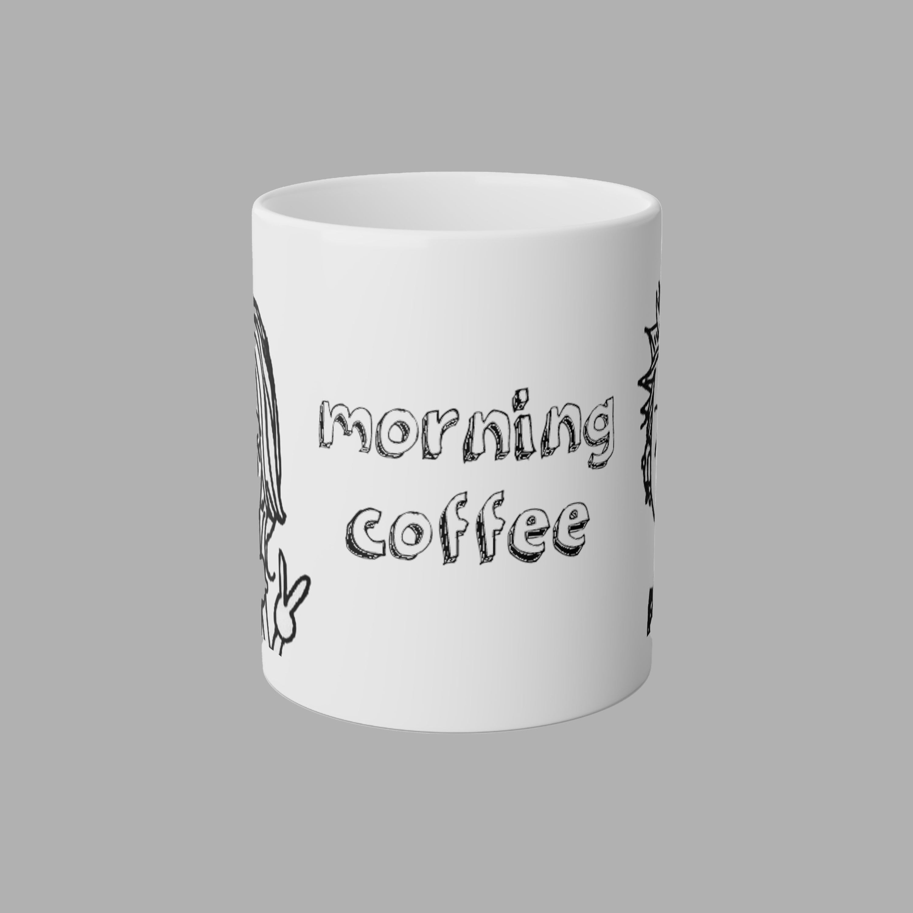 MORNING COFFEE MUG - HACHI & NOBU - ICHIGOODESIGN