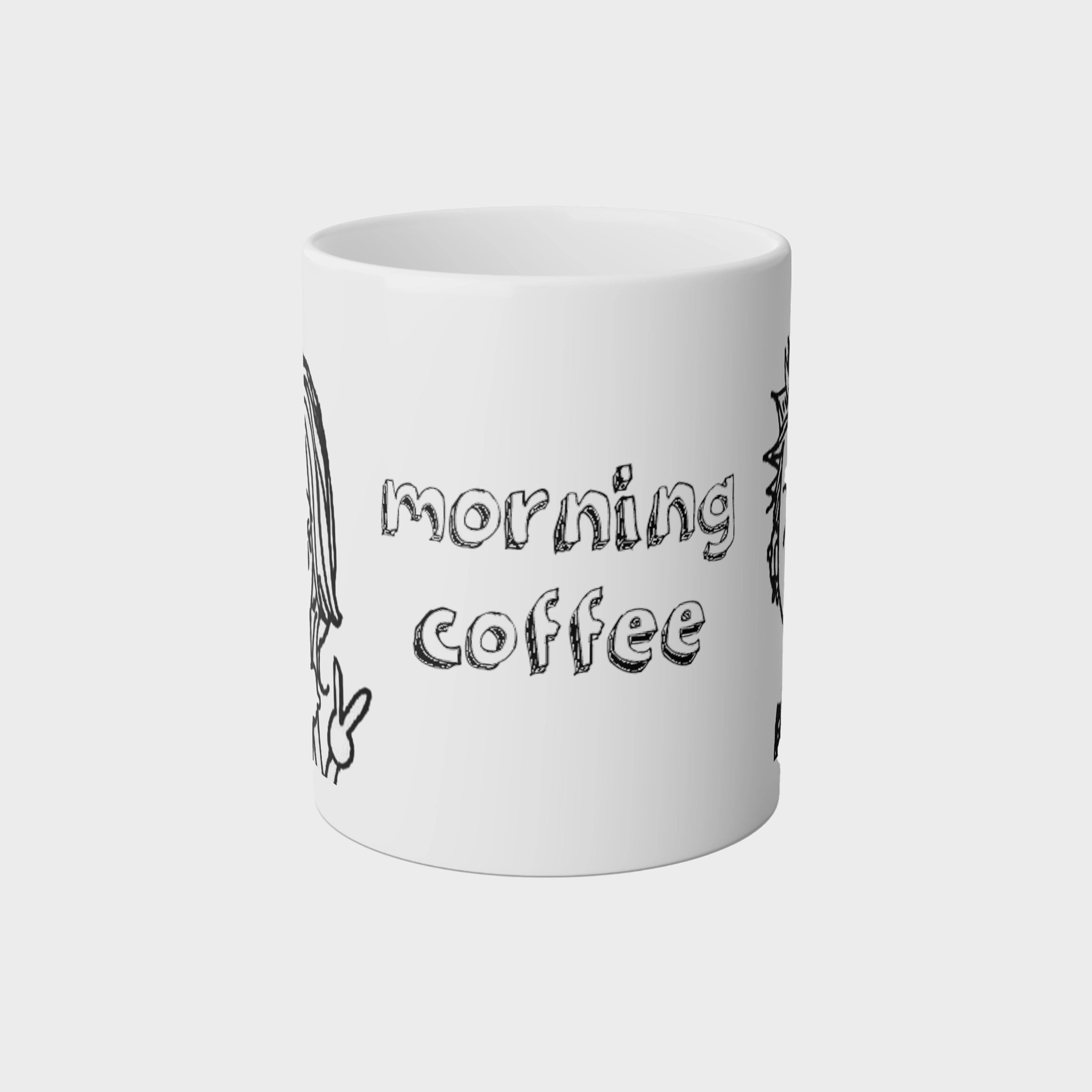 MORNING COFFEE MUG - HACHI & NOBU - ICHIGOODESIGN