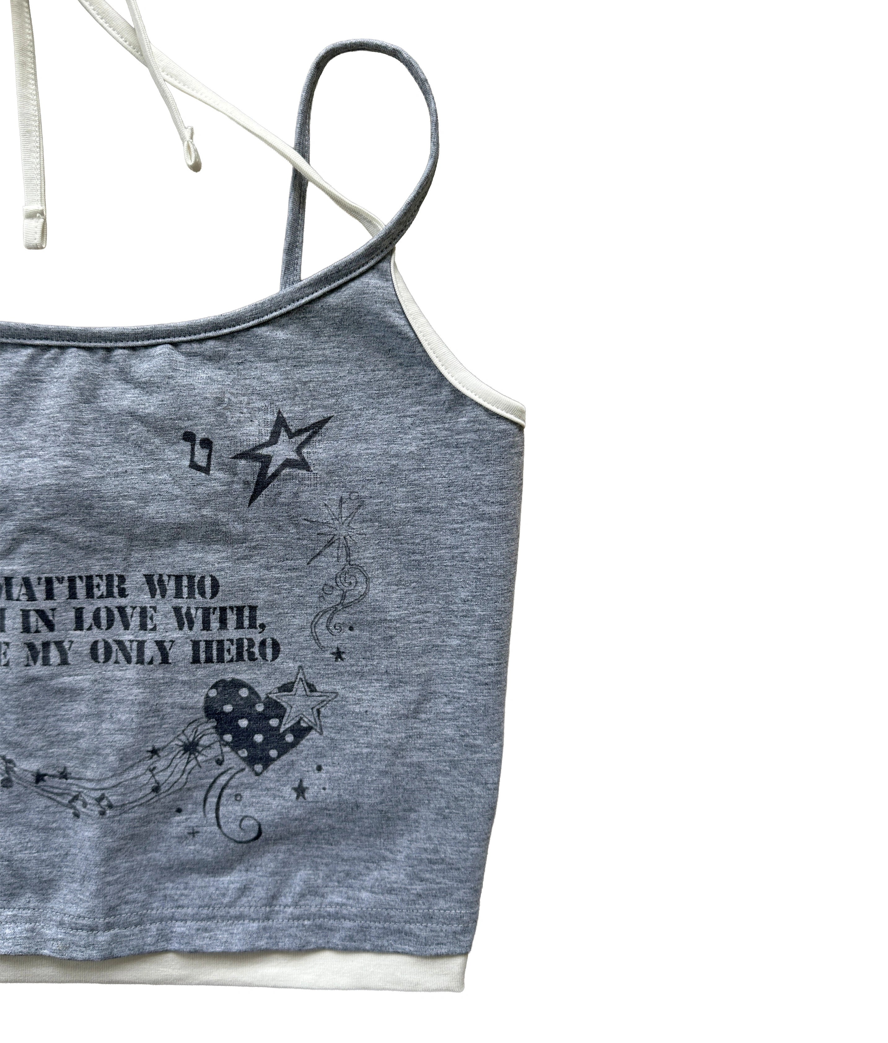 MY ONLY HERO LAYERED TOP