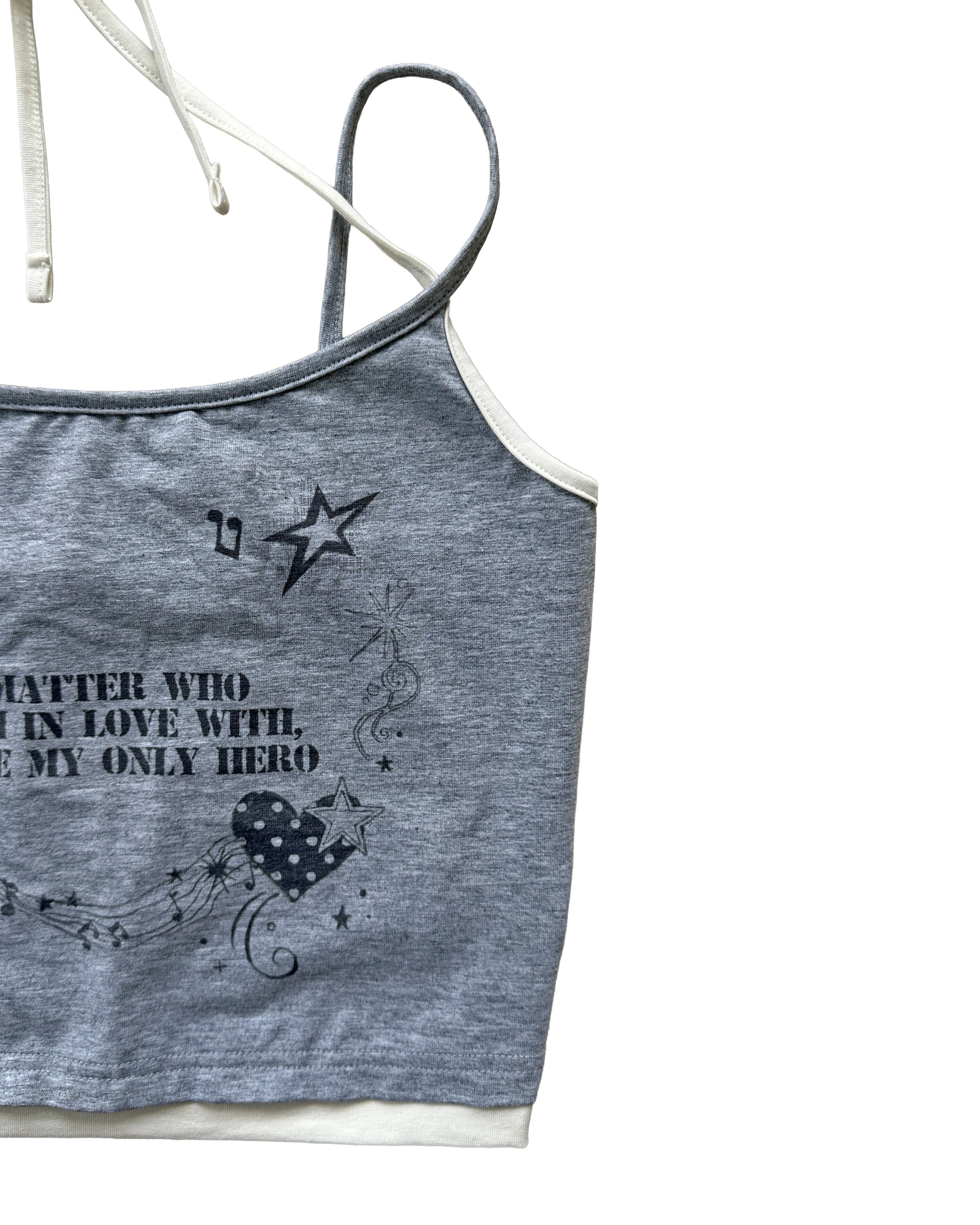 MY ONLY HERO LAYERED TOP