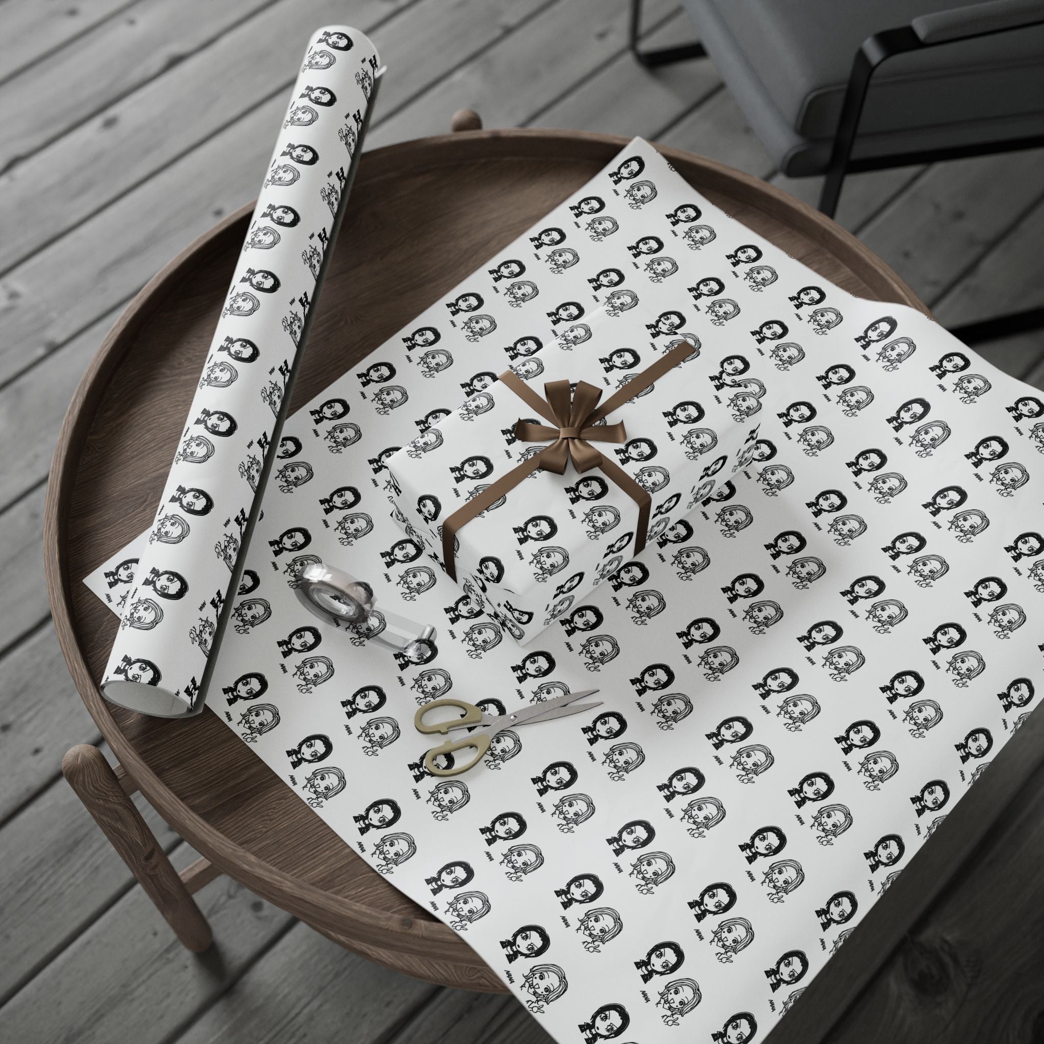 NANA & HACHI WRAPPING PAPER - ICHIGOODESIGN