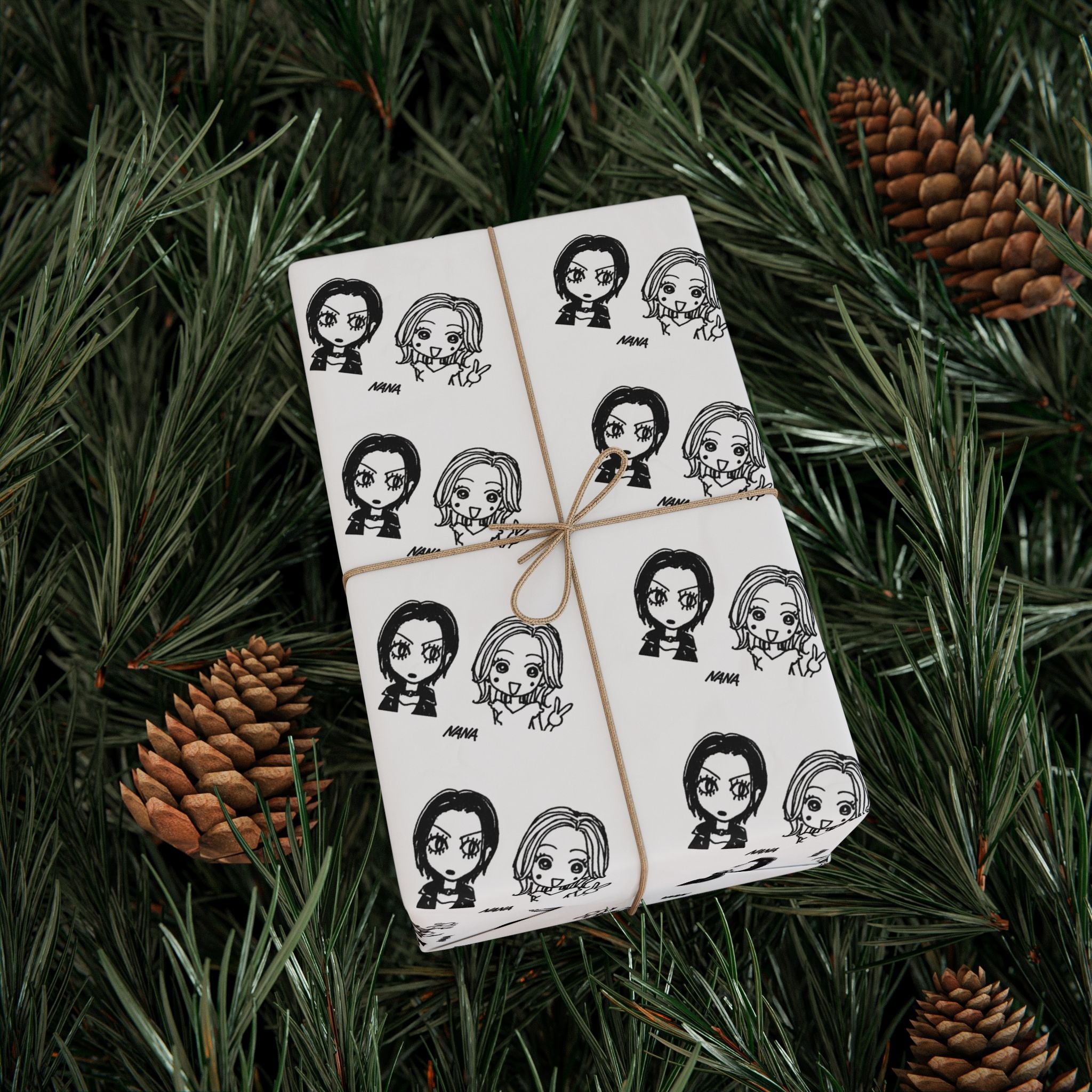 NANA & HACHI WRAPPING PAPER - ICHIGOODESIGN