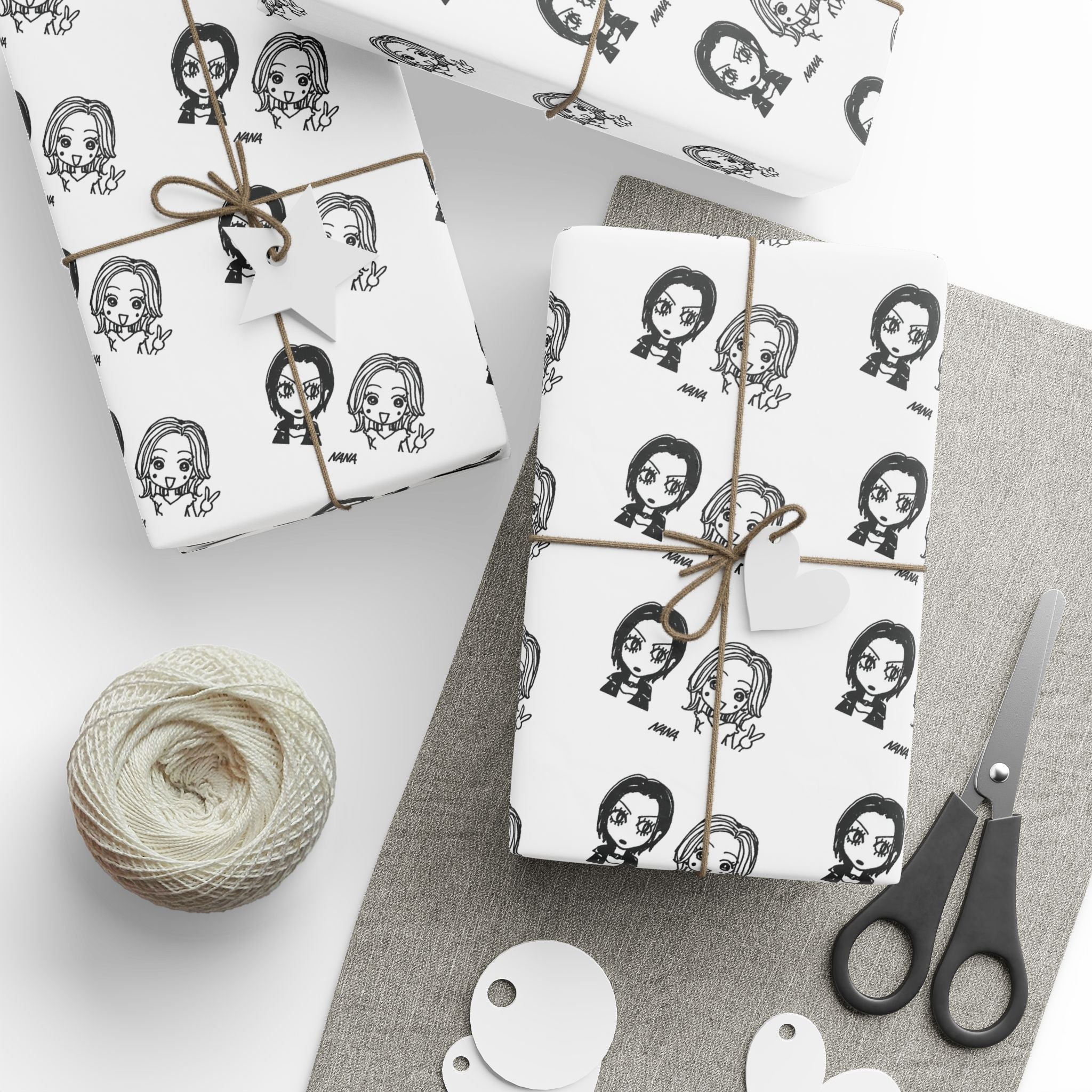 NANA & HACHI WRAPPING PAPER - ICHIGOODESIGN