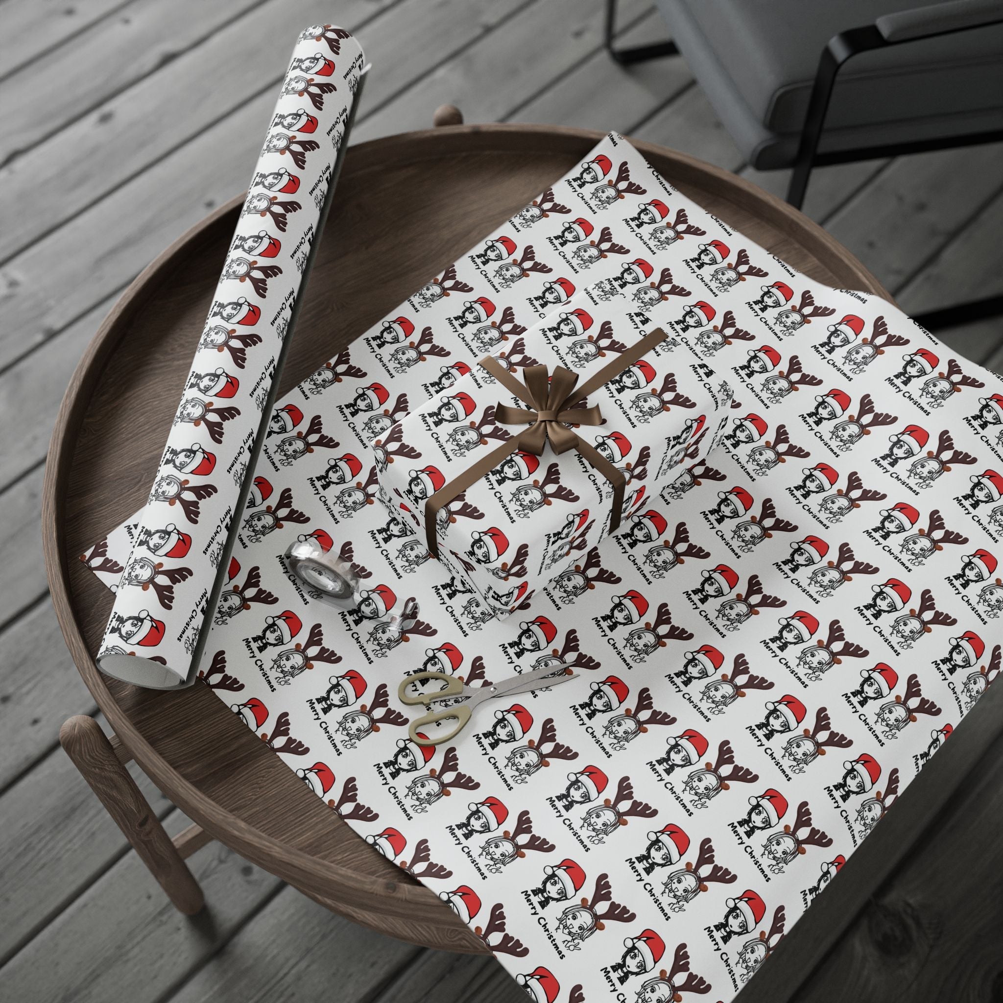 NANA & HACHI WRAPPING PAPER XMAS EDITION - ICHIGOODESIGN