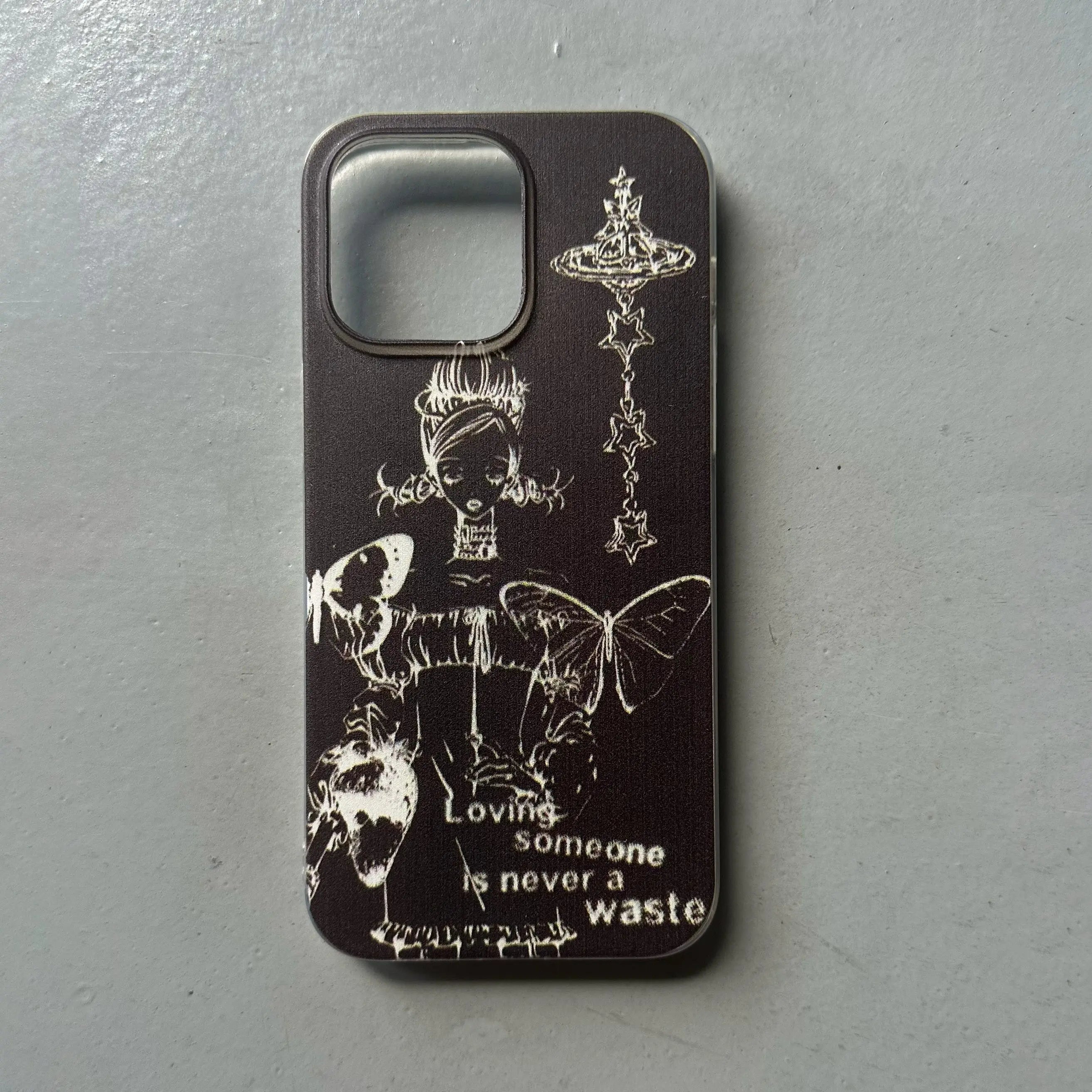 NANA MATCHING PHONE CASE (BLACK BACKGROUND EDITION) - ICHIGOODESIGN