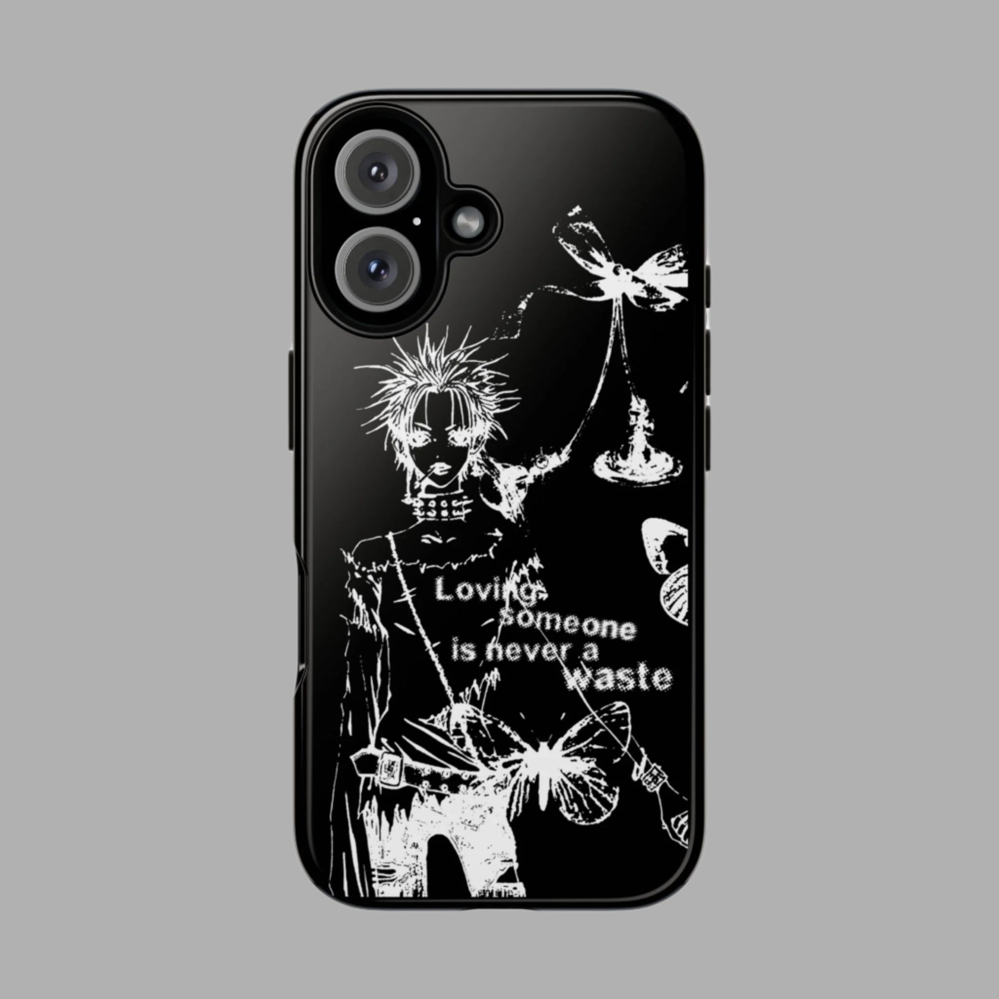 NANA MATCHING PHONE CASE (BLACK BACKGROUND EDITION) - ICHIGOODESIGN