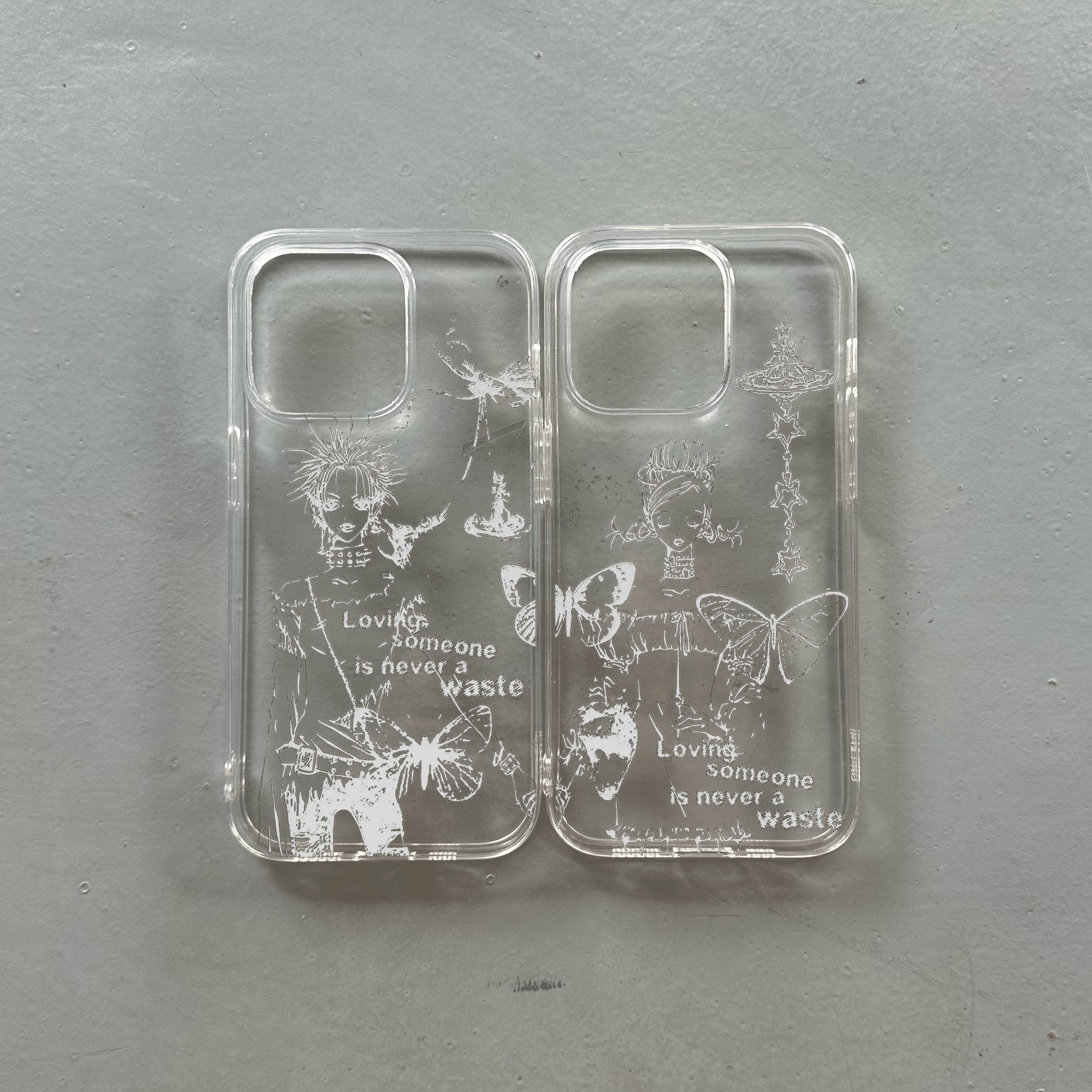 NANA MATCHING PHONE CASES (WHITE) - ICHIGOODESIGN