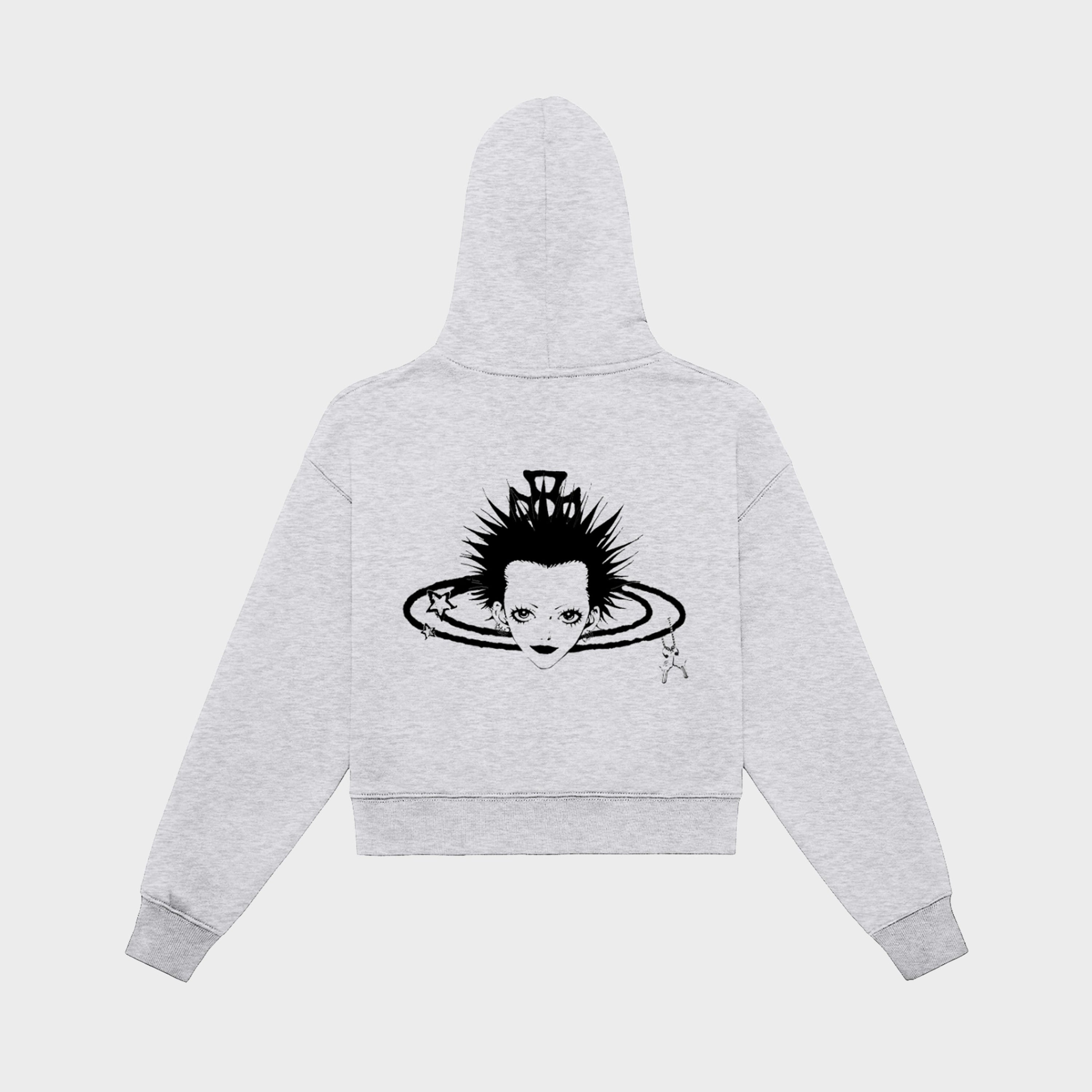 OSAKI - ORB CROPPED ZIP UP HOODIE - ICHIGOODESIGN