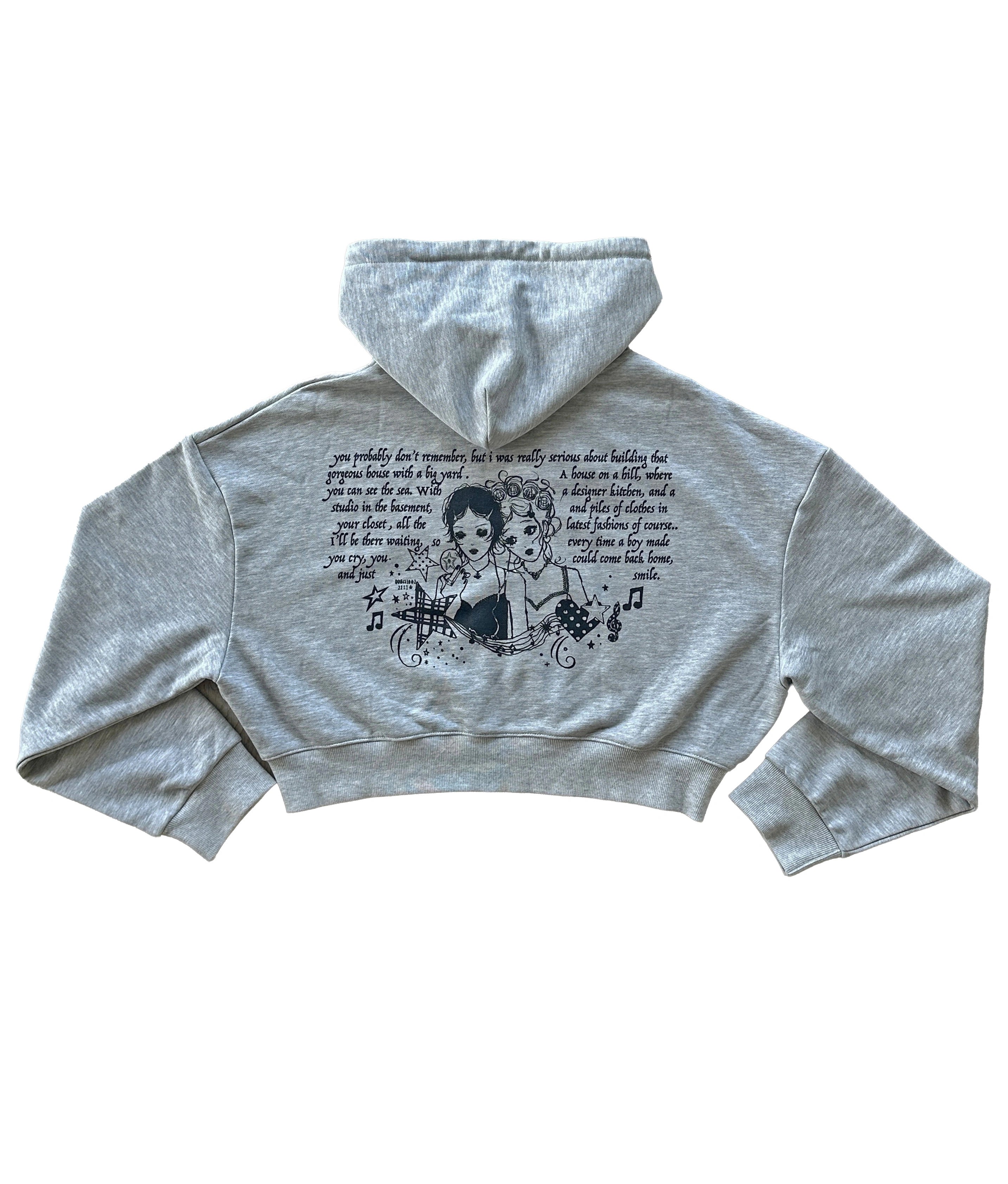 PROMISES CROPPED HOODIE