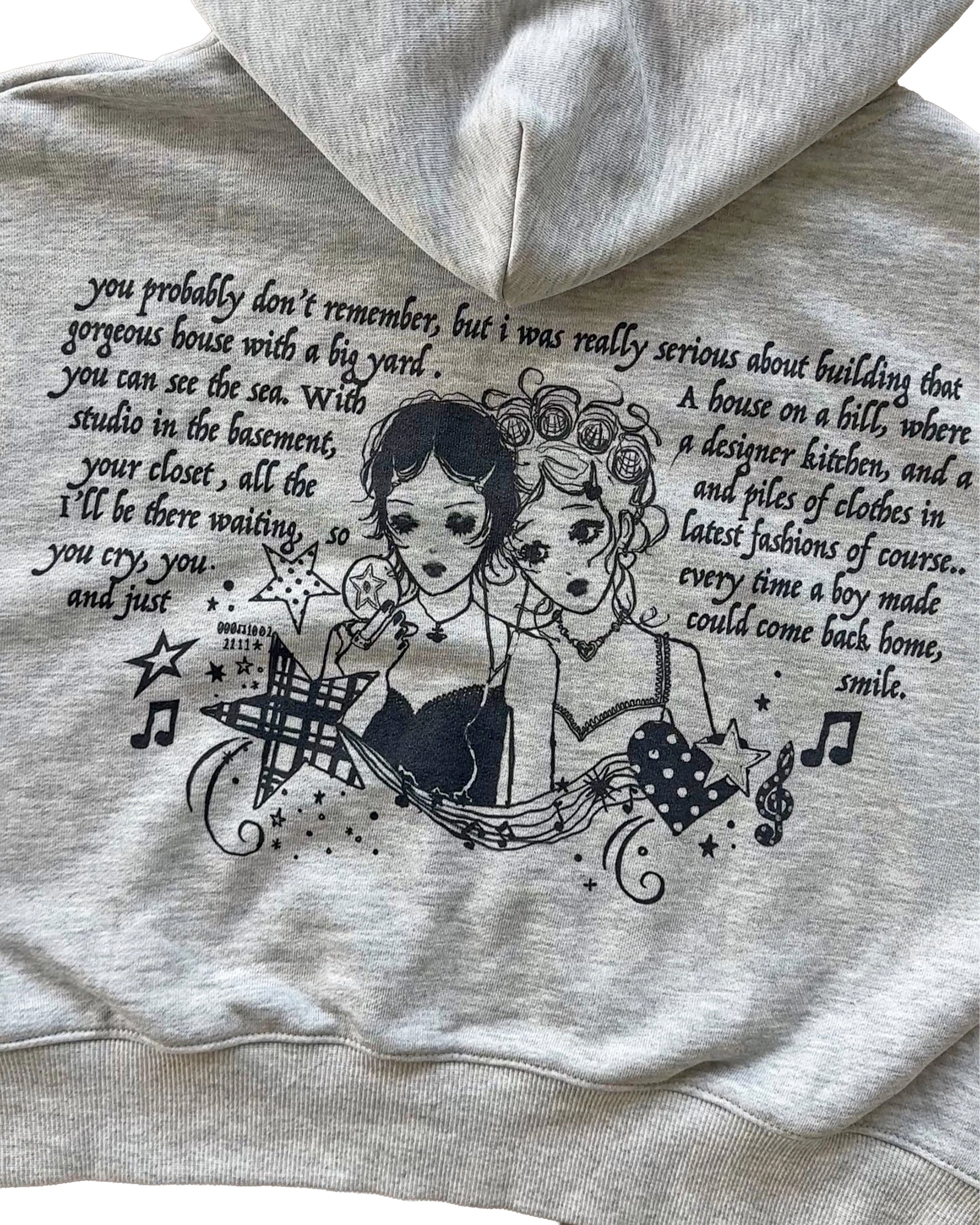 PROMISES CROPPED HOODIE