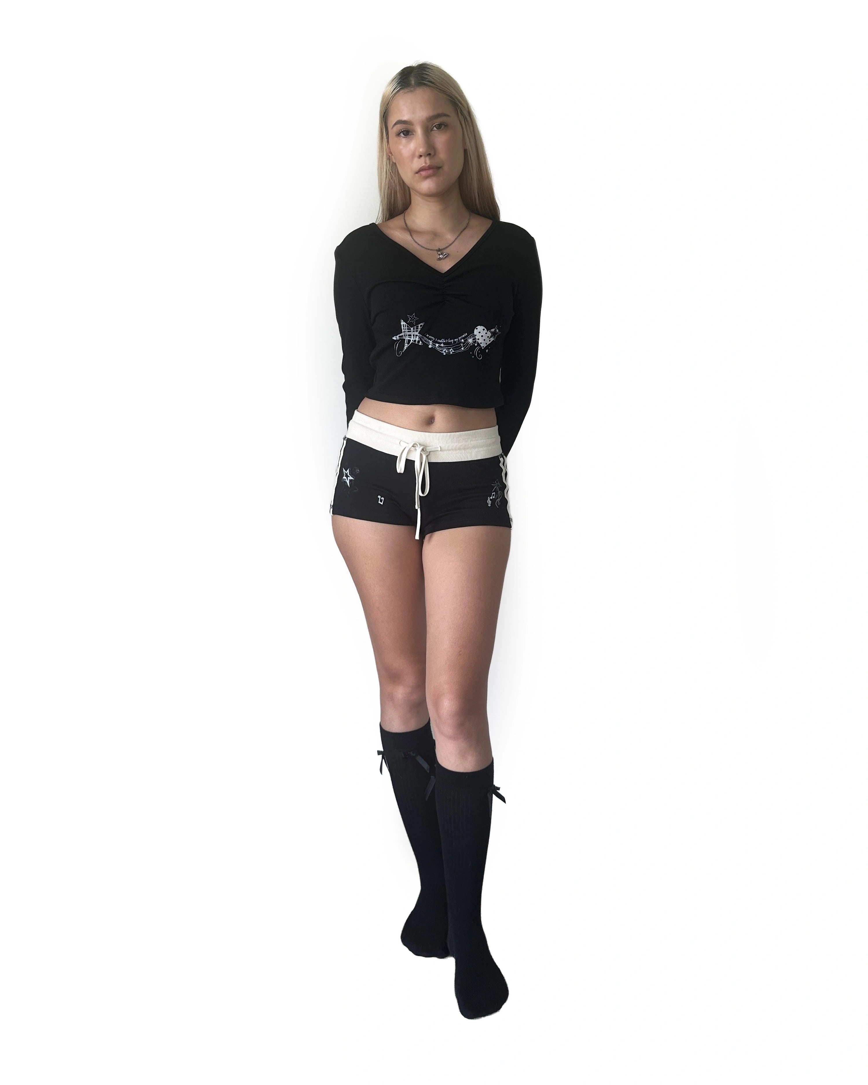 PROMISES CROPPED LONGSLEEVES
