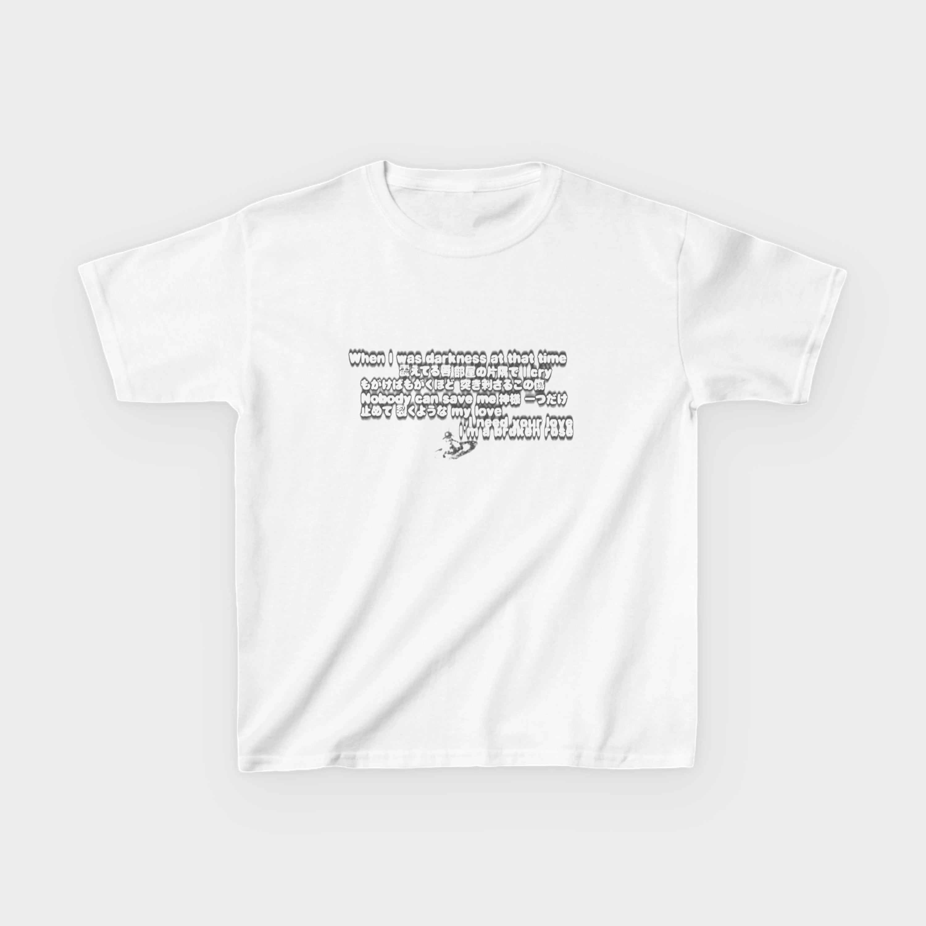 ROSE BABY TEE - ICHIGOODESIGN