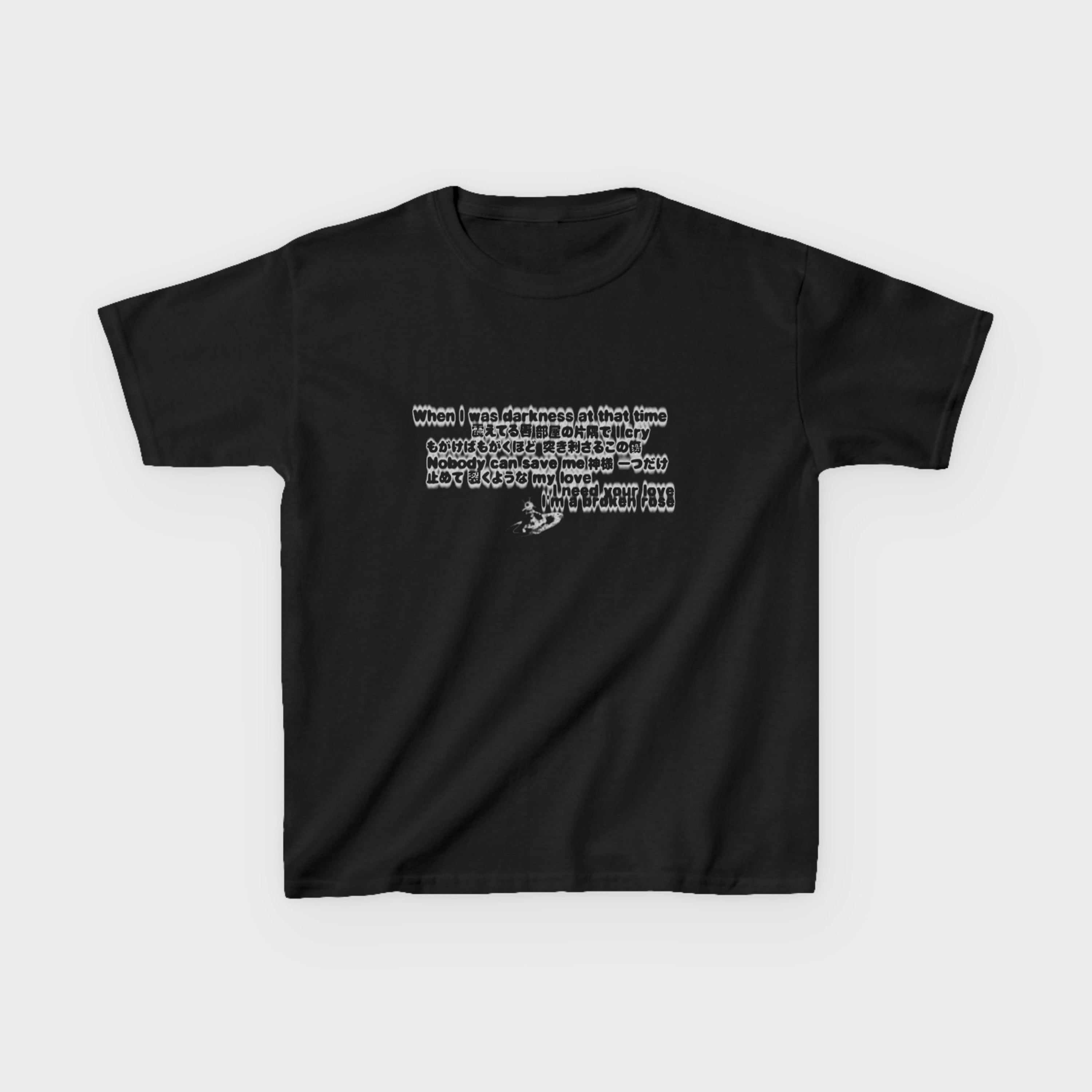 ROSE BABY TEE - ICHIGOODESIGN