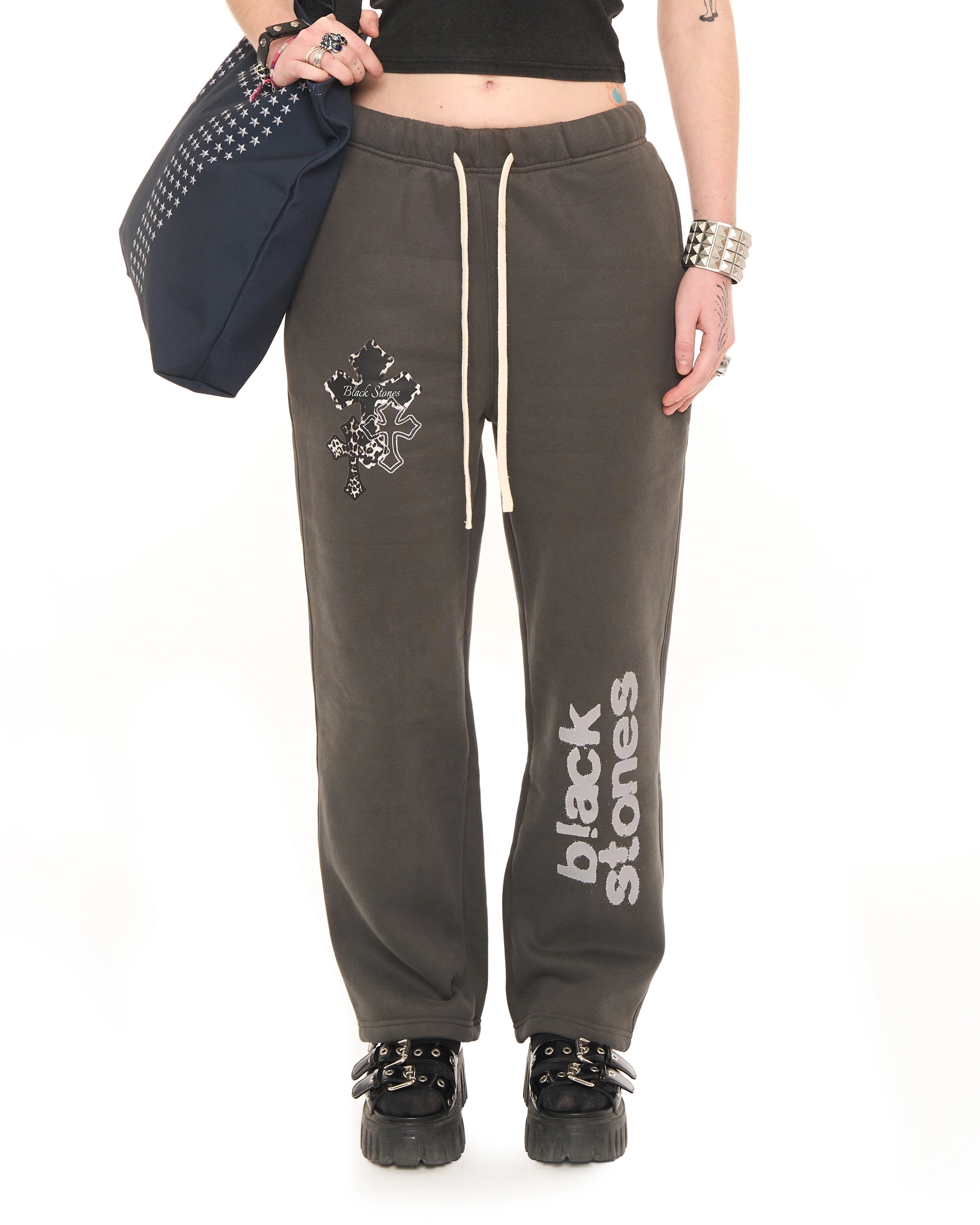WHITE ROSES SWEATPANTS