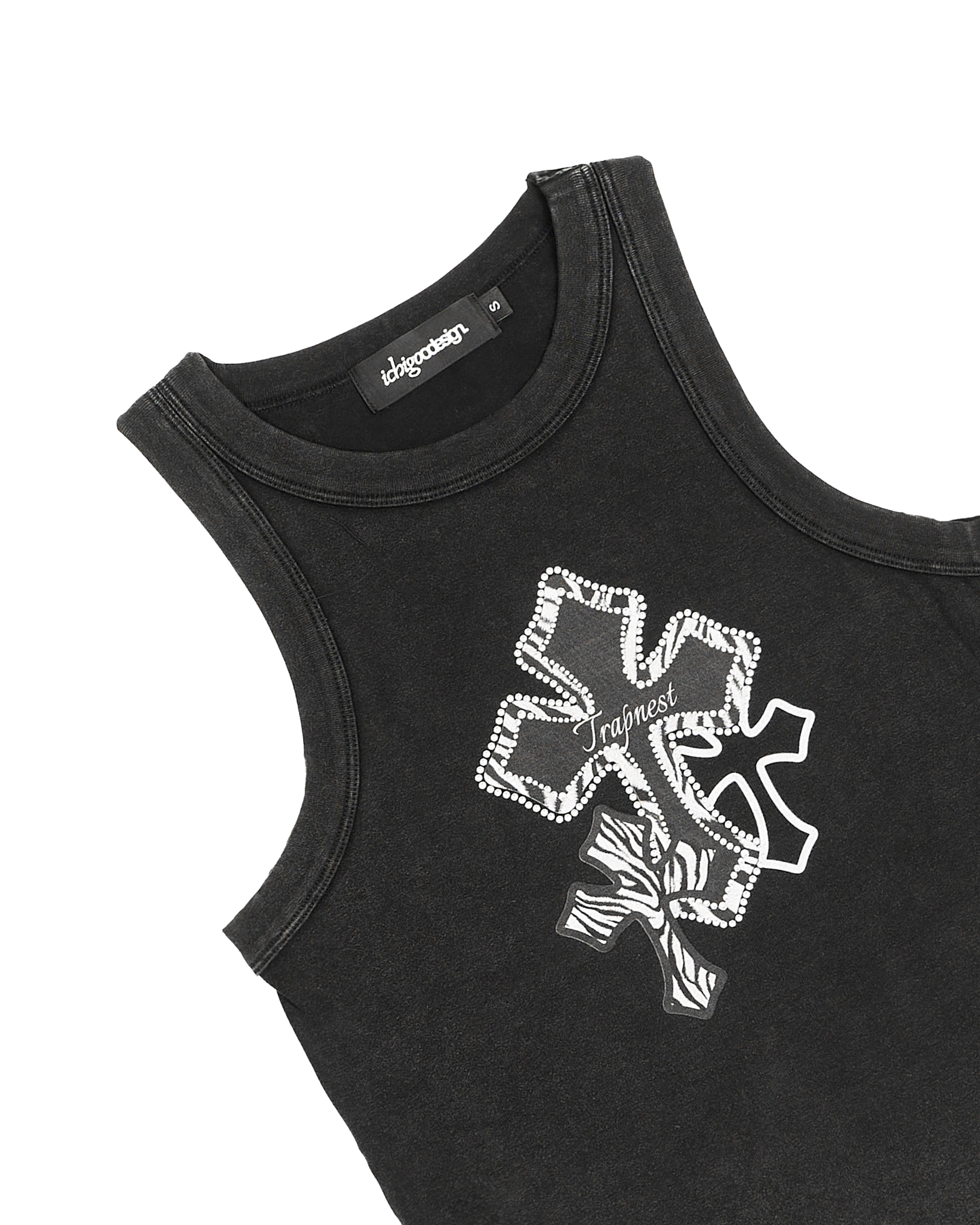 ZEBRA CROSS TANK TOP