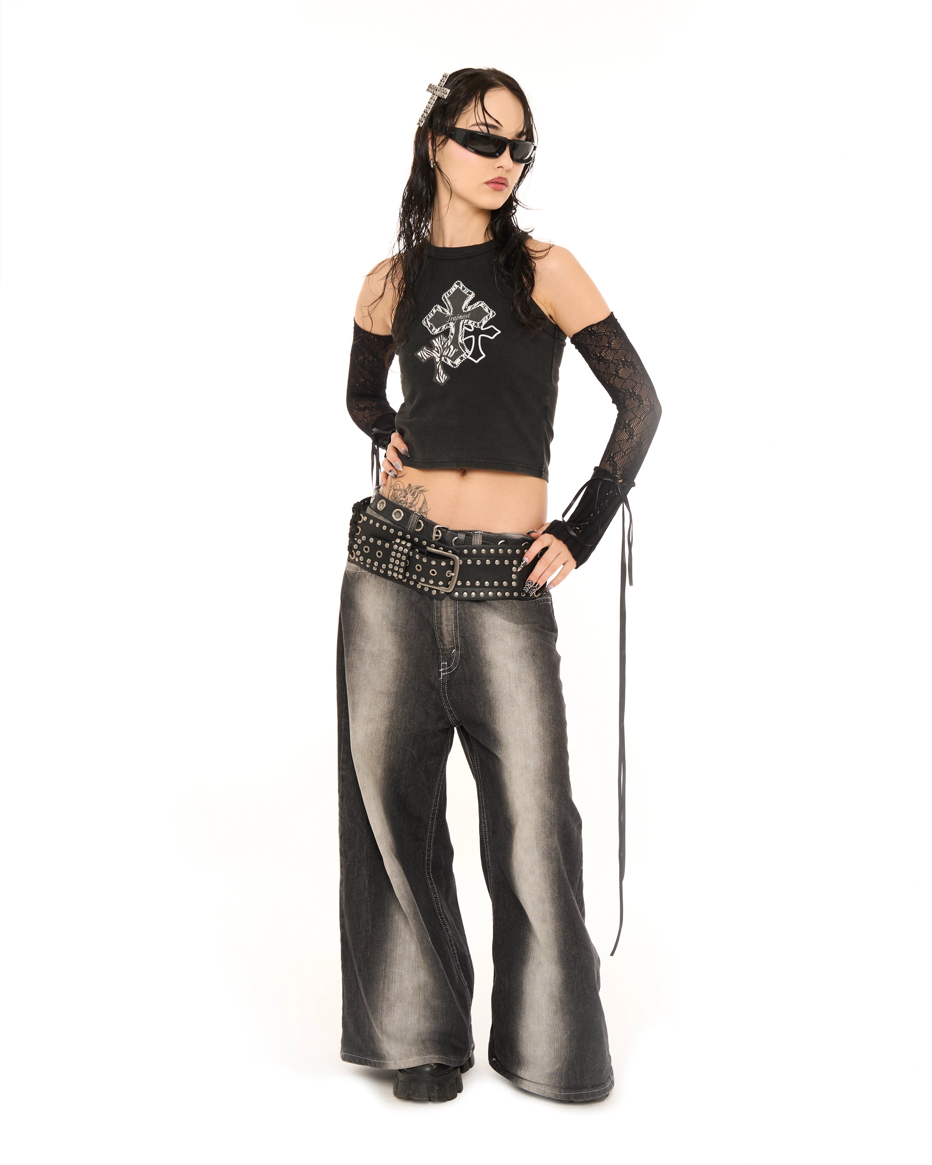 ZEBRA CROSS TANK TOP