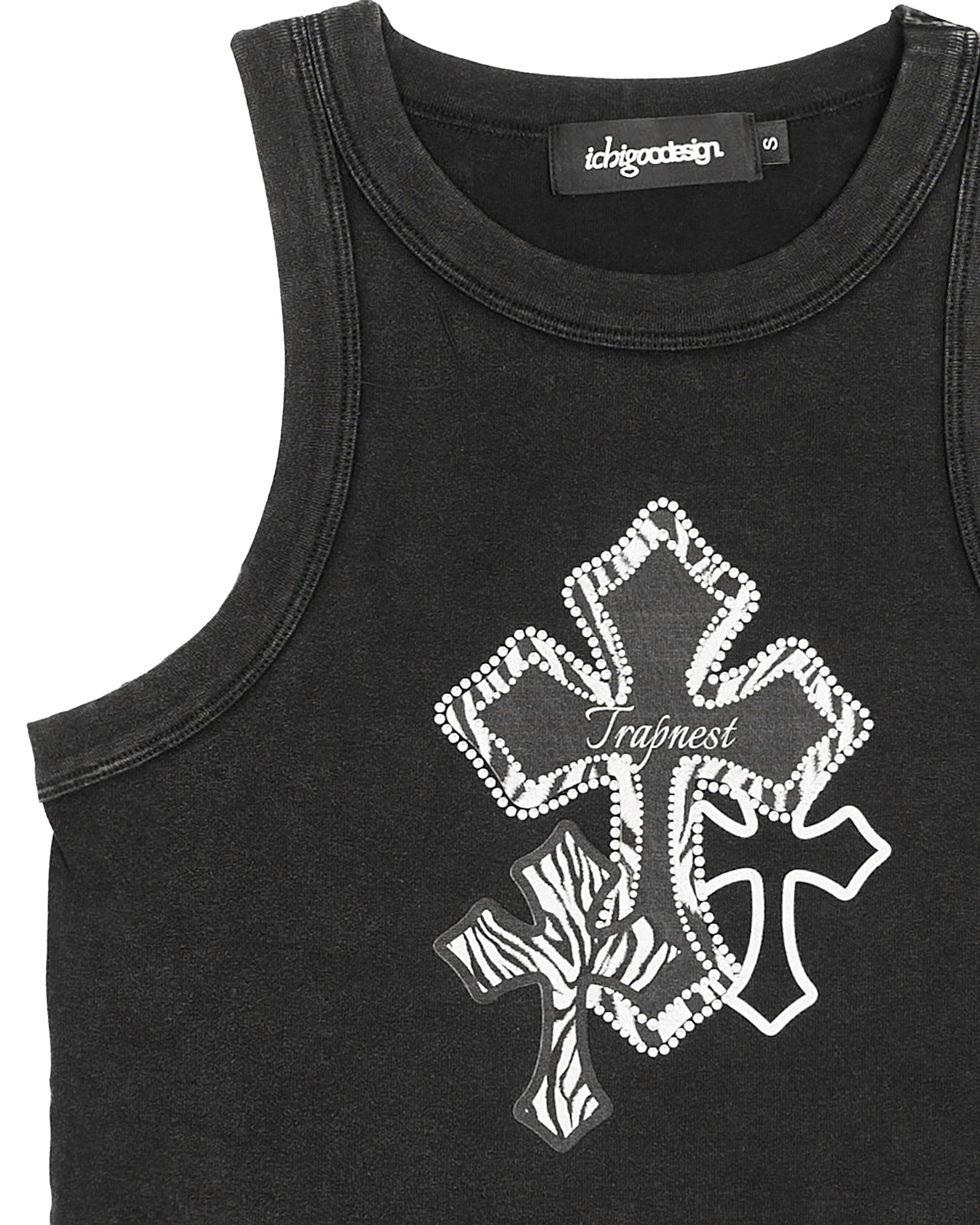 ZEBRA CROSS TANK TOP