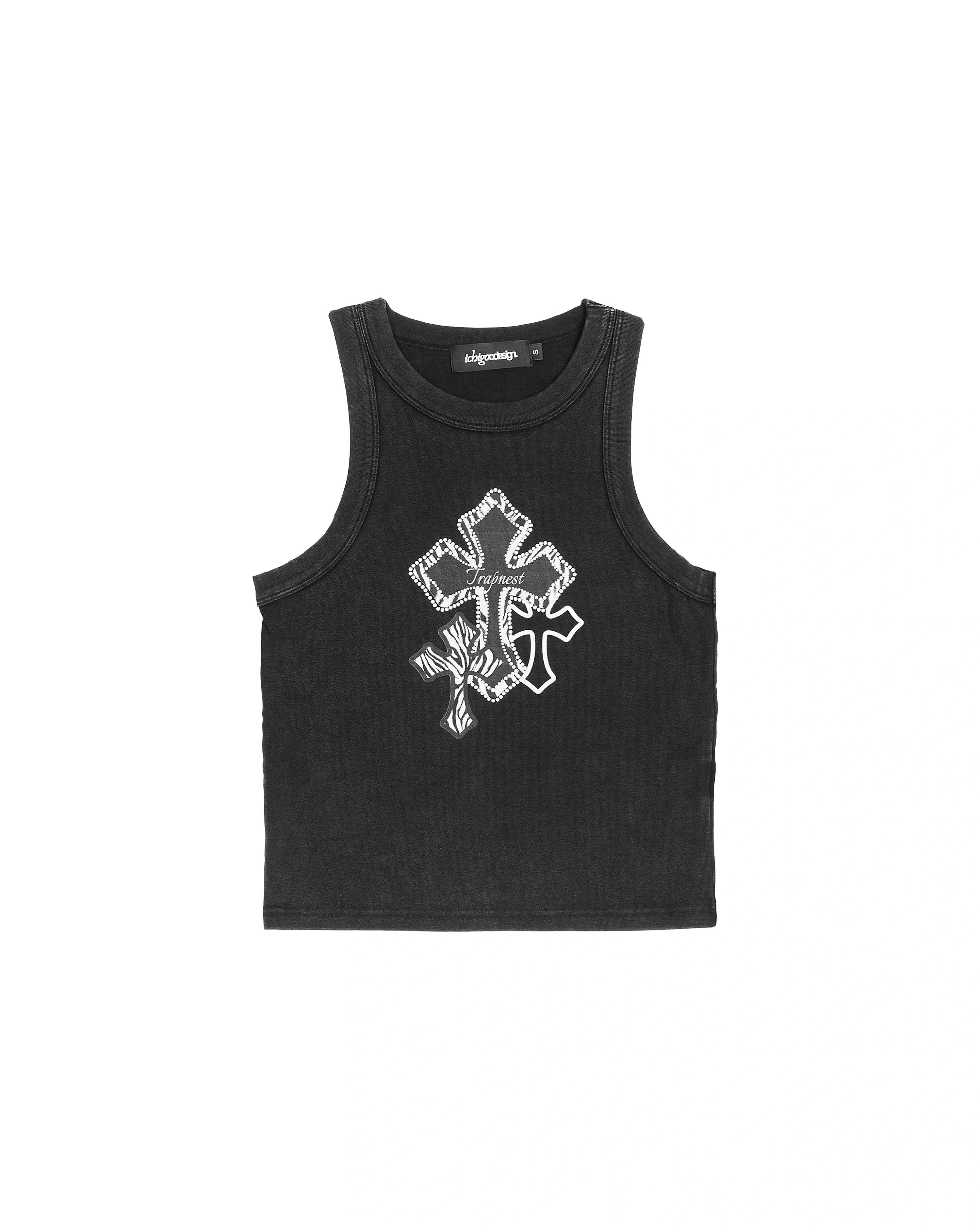 ZEBRA CROSS TANK TOP